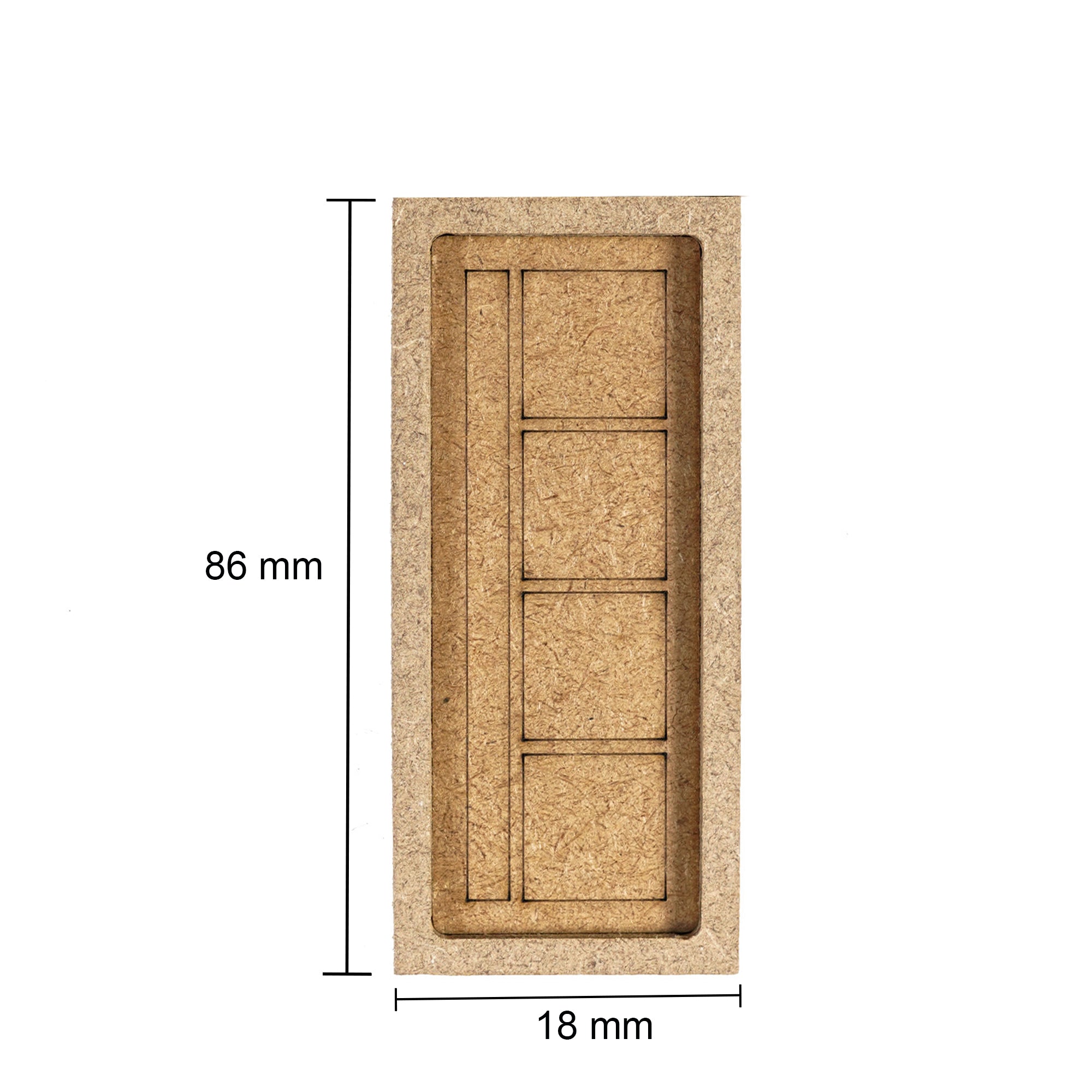 Build A Home Room Door W38.5 X H86.9 mm 2pc