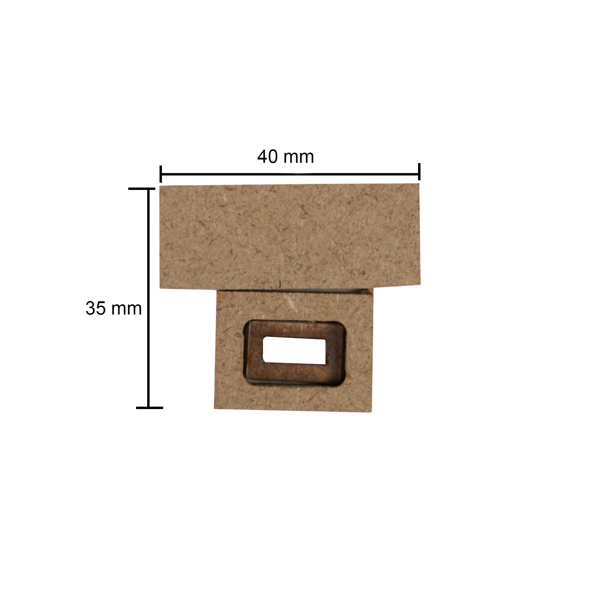 Build A Home Small Window W24 X H18 mm 2pc