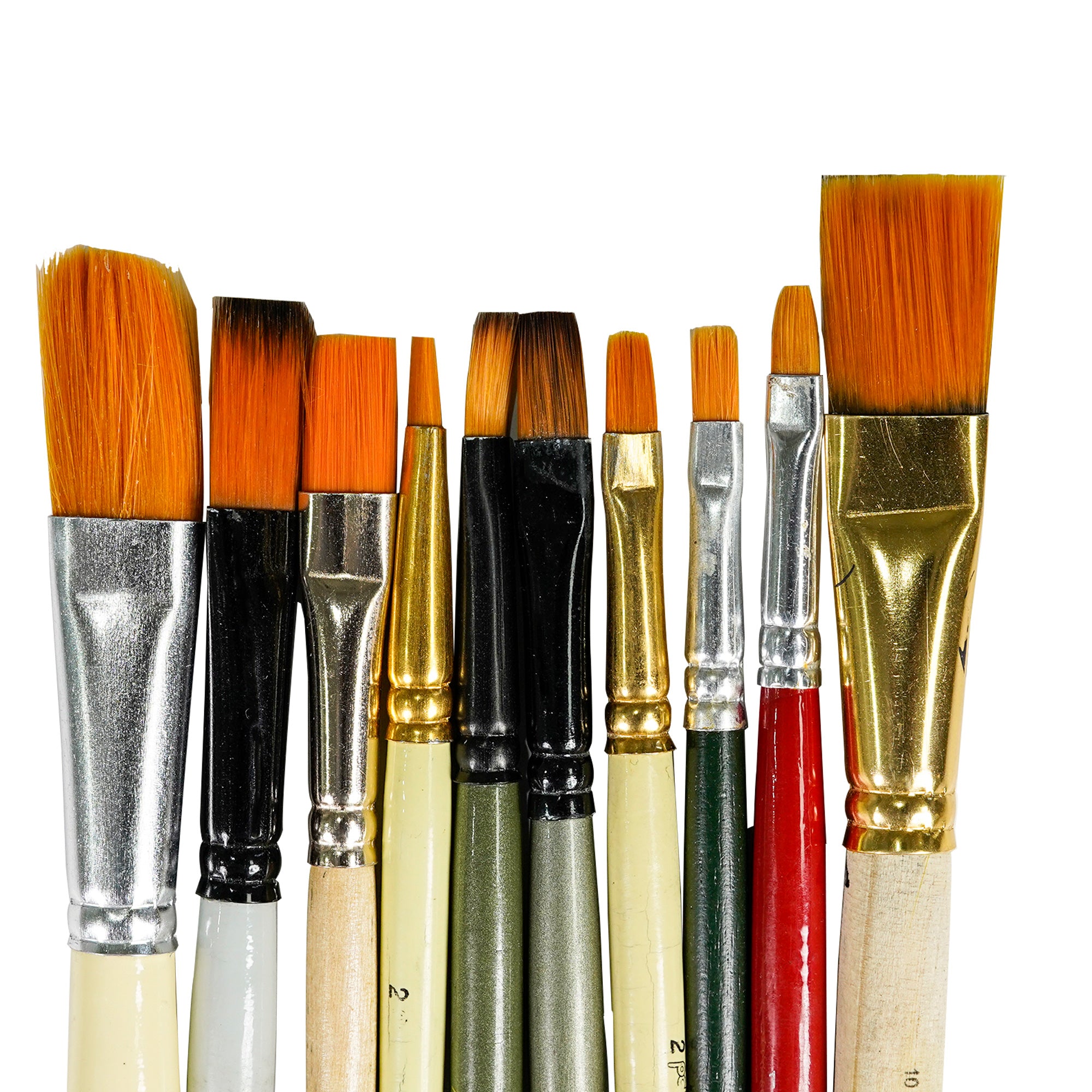 Artist Brush Value Pack Flat Series 1 10Pc