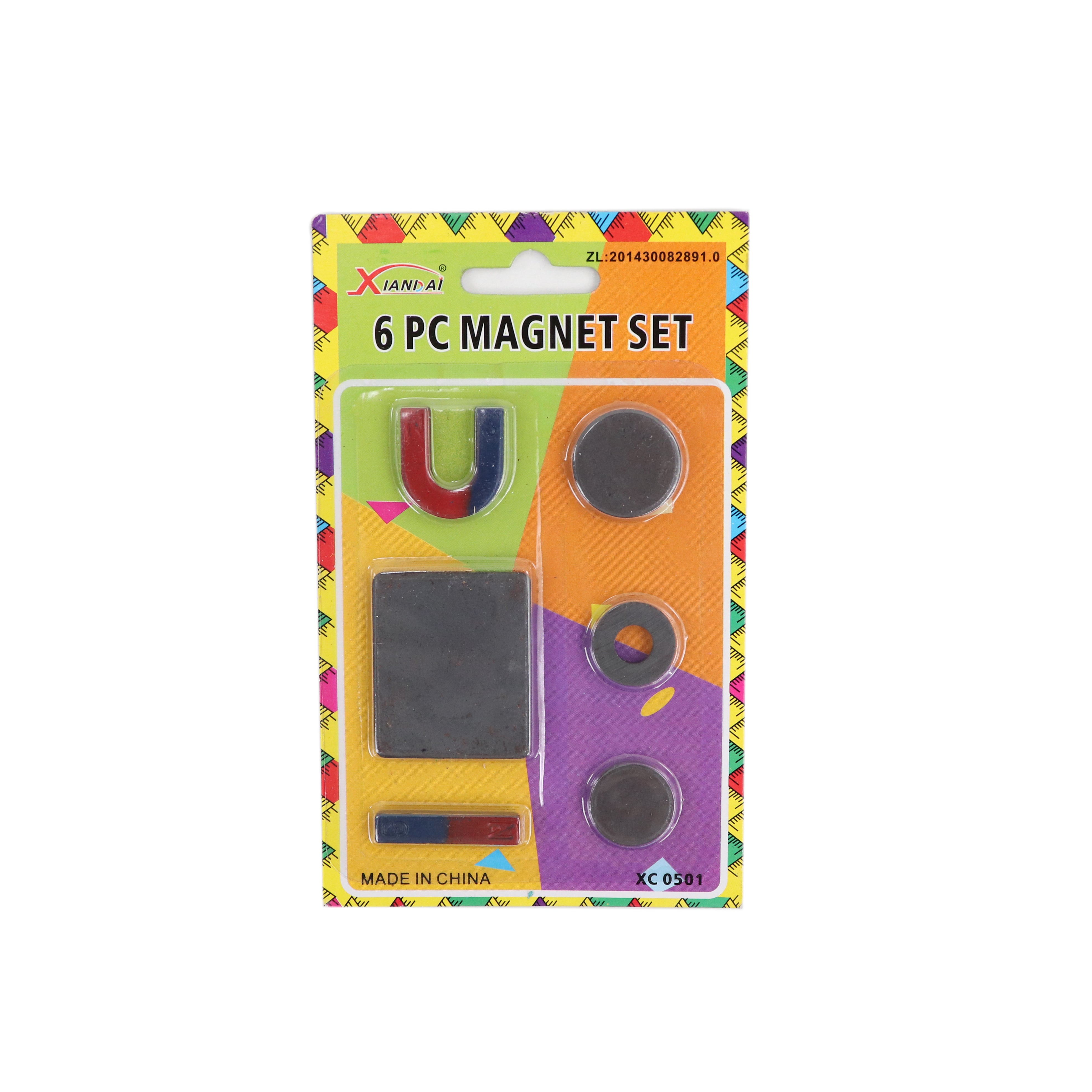 Magnet Set Asst Shapes - 6pcs
