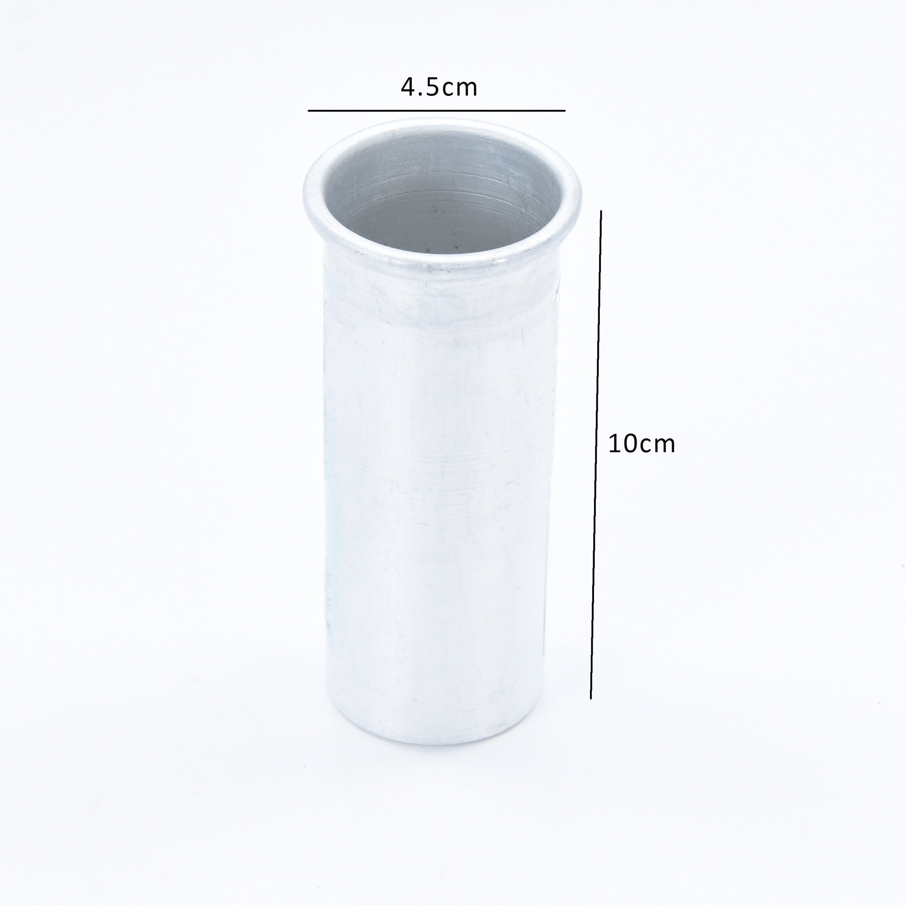 Aluminium Pillar Candle Mould 1.5 X 4 18 Guage 1Pc Ib