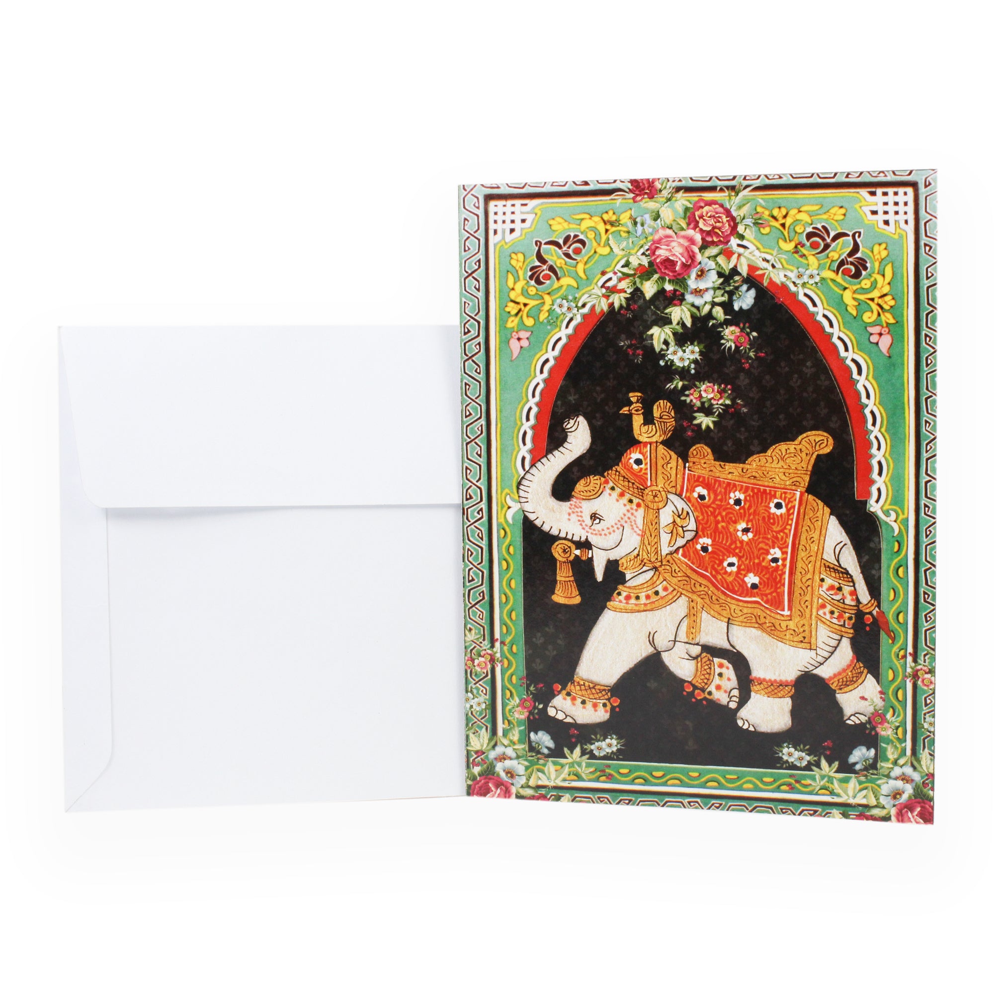 Greeting Card And Envelope Elephant Walk 4`X6` 1Pc Lb