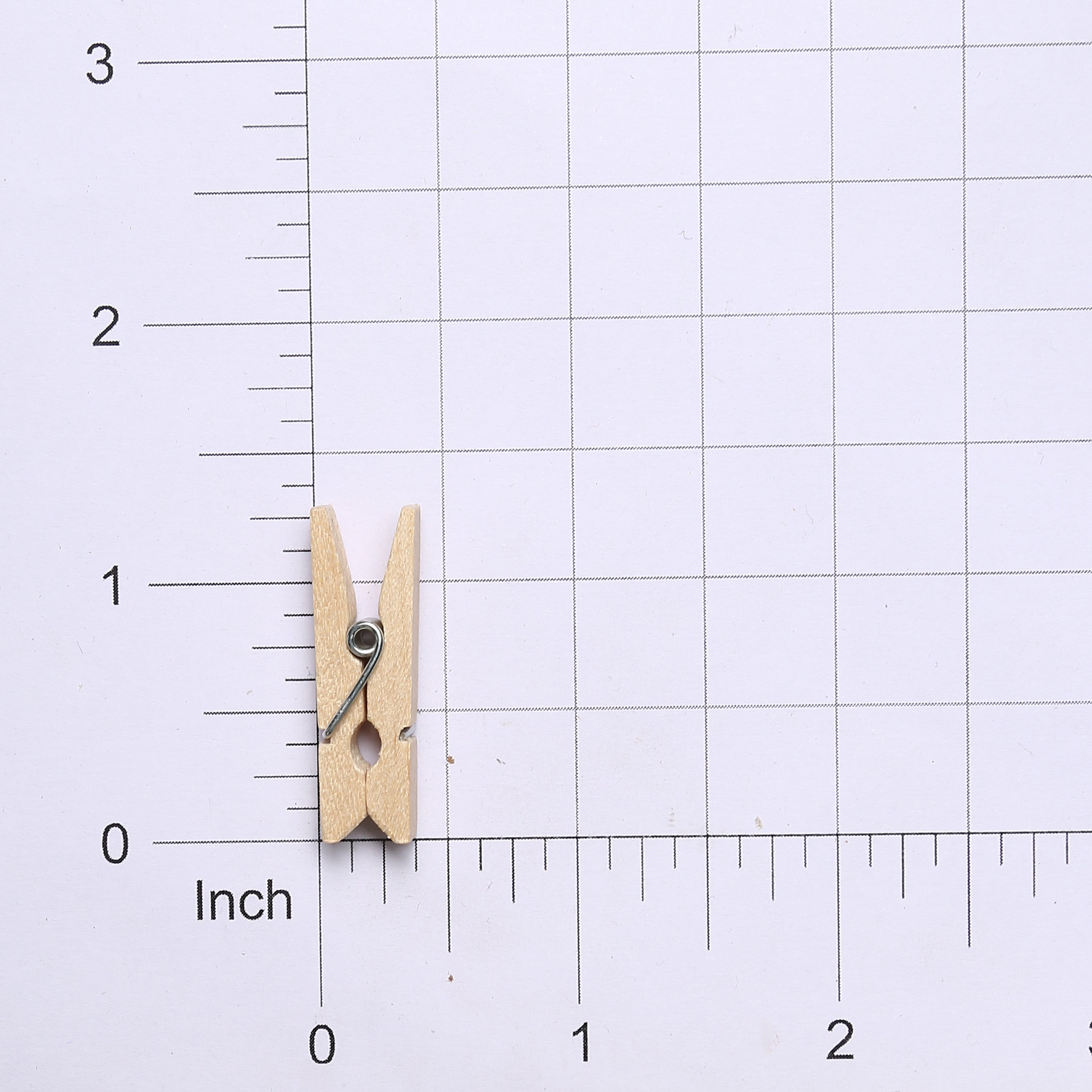 Wooden Pegs - Natural, 3.5cm, 20Pc