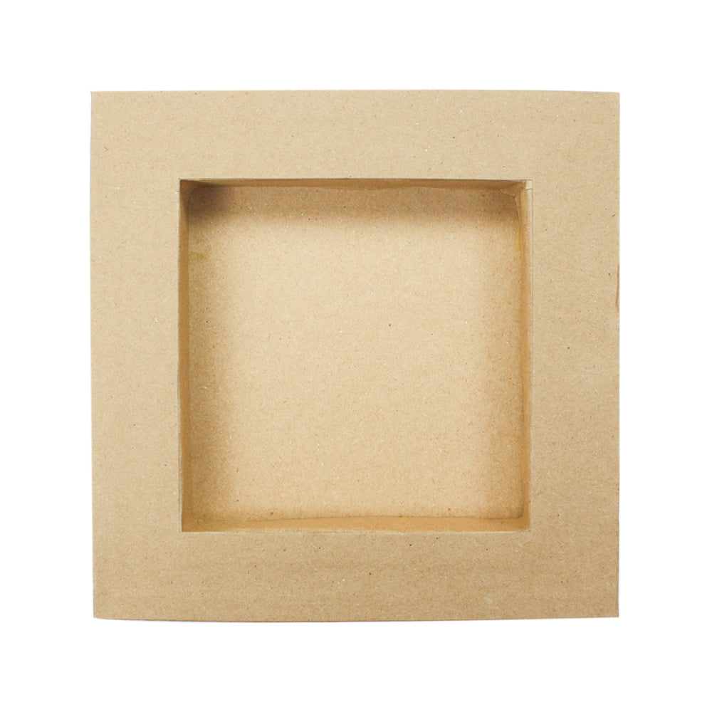 Paper Mache Shadow Box 6 X 6Inch 1Pc Ib