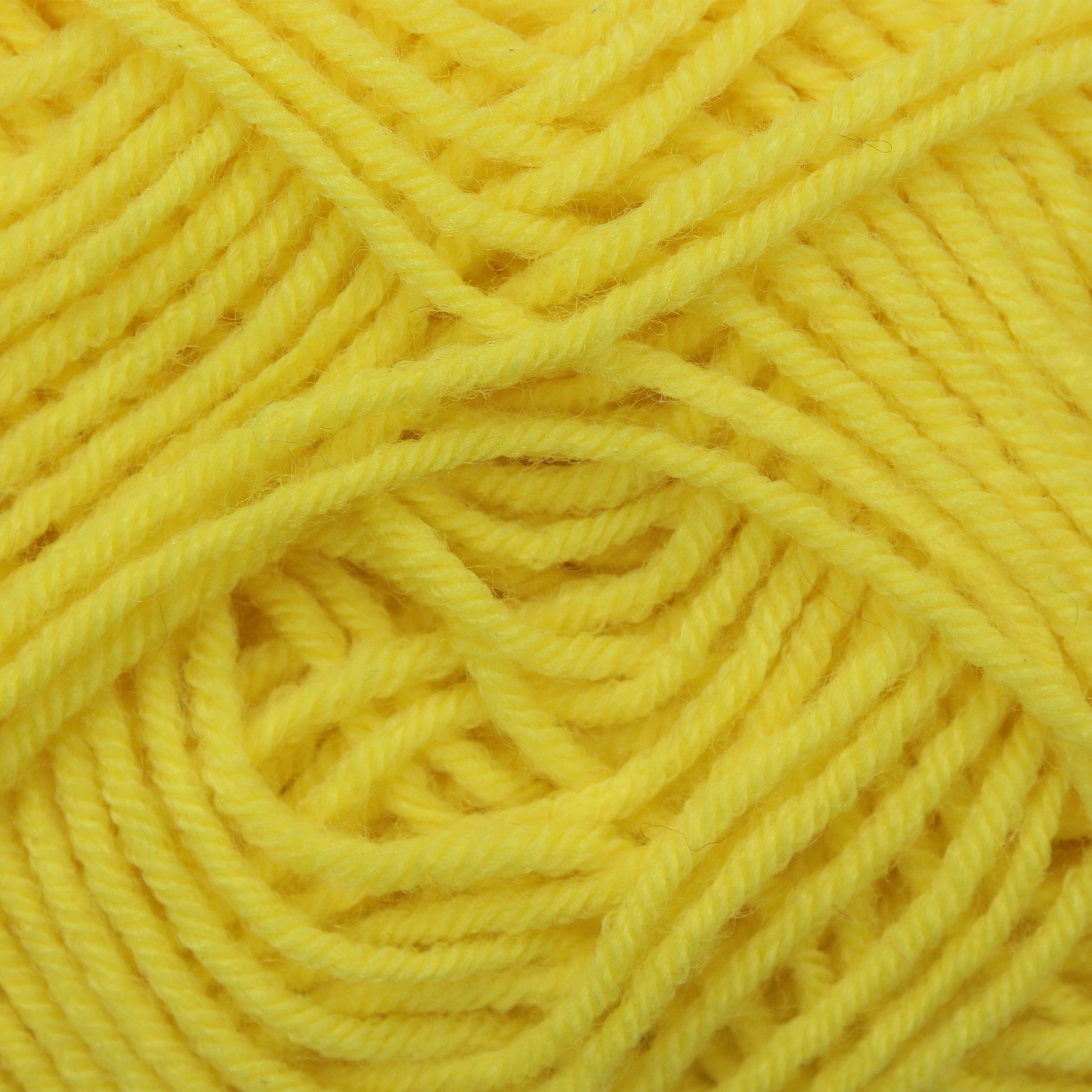 Wool Yarn Lemon Yellow 12G