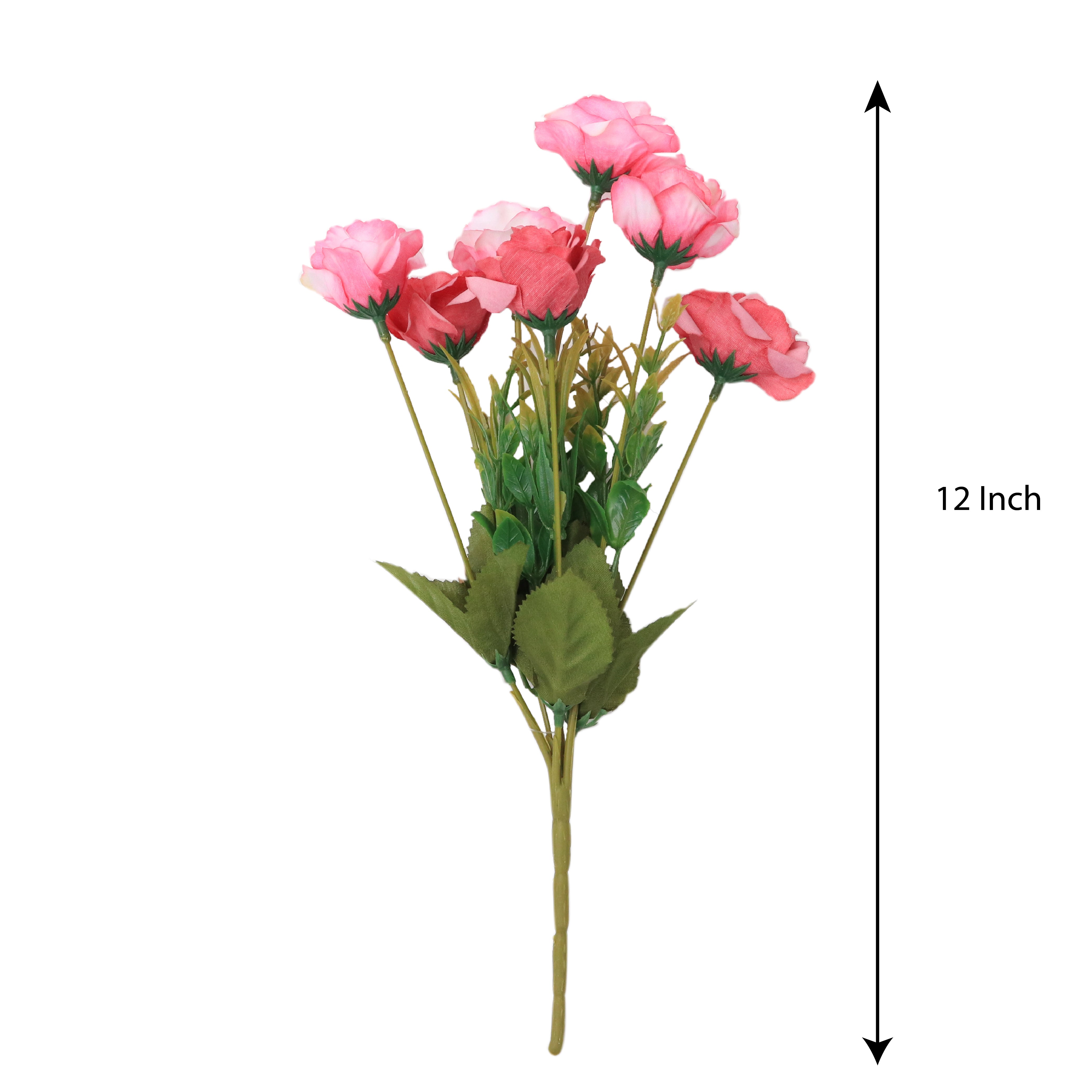 Artificial Flower - Charming Rose, Pearl Blush, 1 Sprig