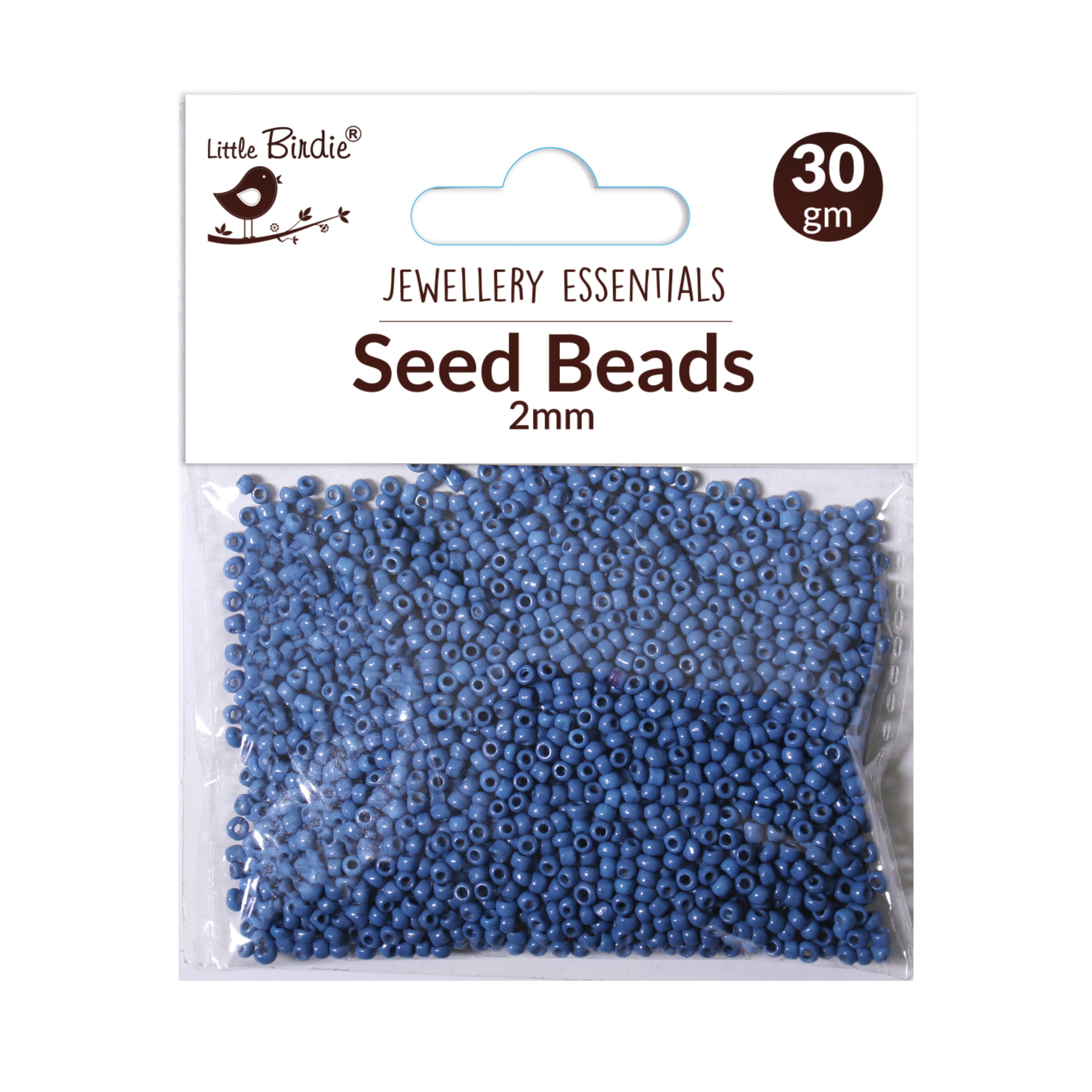 Seed Beads Deep Sea Blue 30G Ib