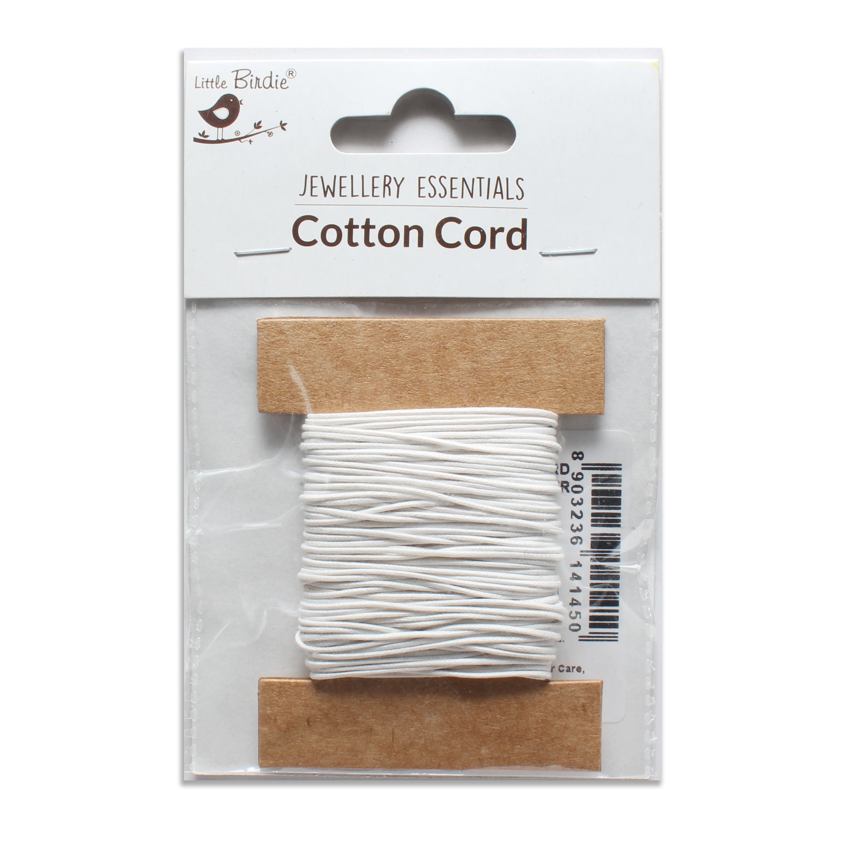 Cotton Cord 0.5Mm White 10Mtr Ib