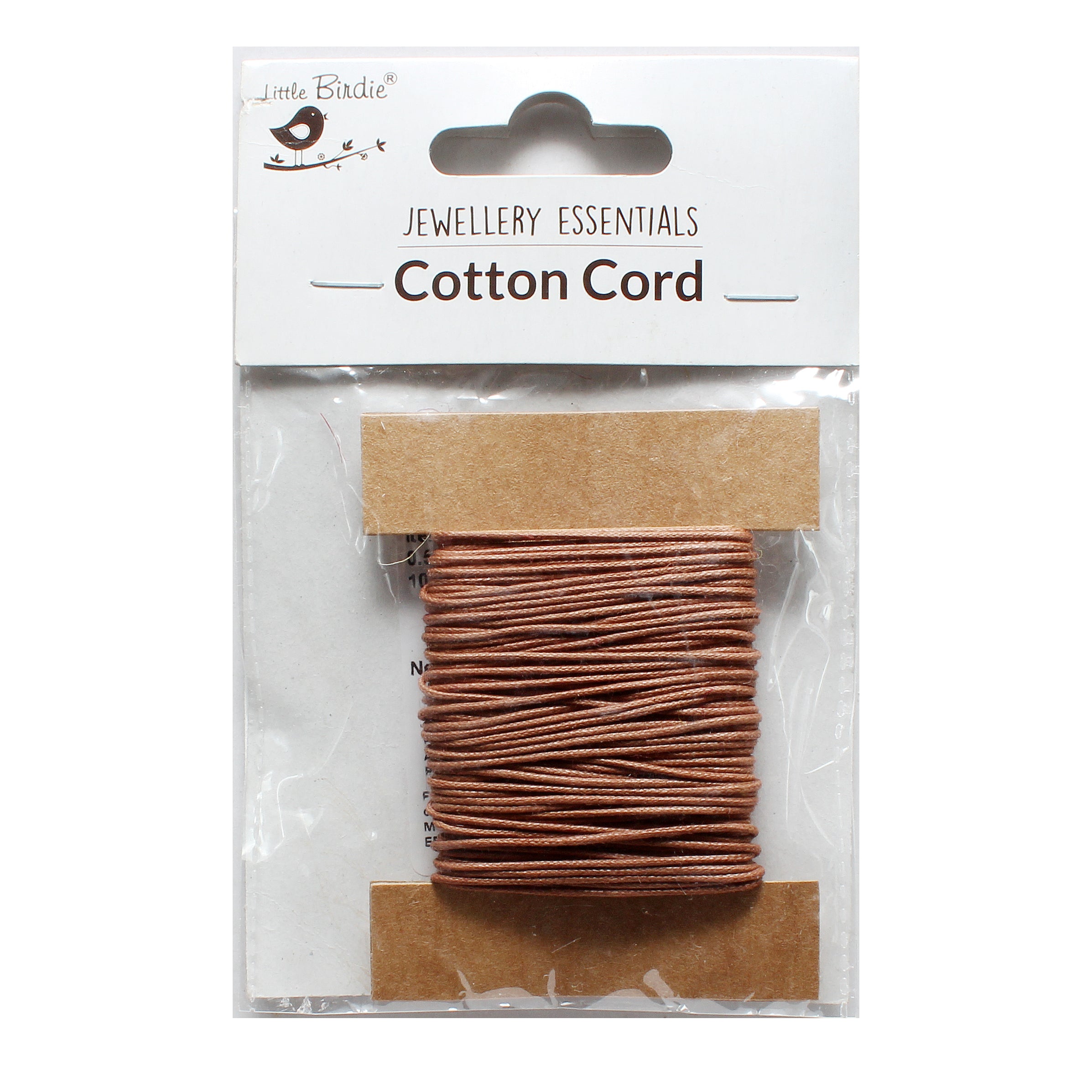 Cotton Cord 0.5Mm Brown 10Mtr Ib