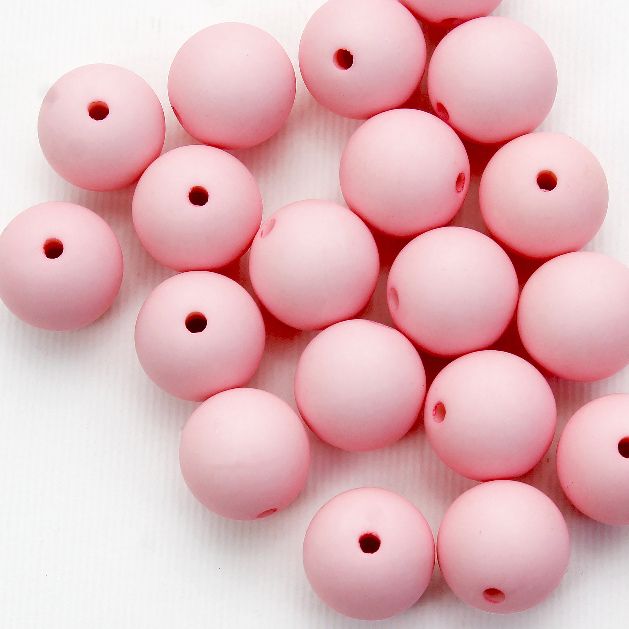 Beads Soft Pink Round 13Mm X 13Mm 30G Pb Ib