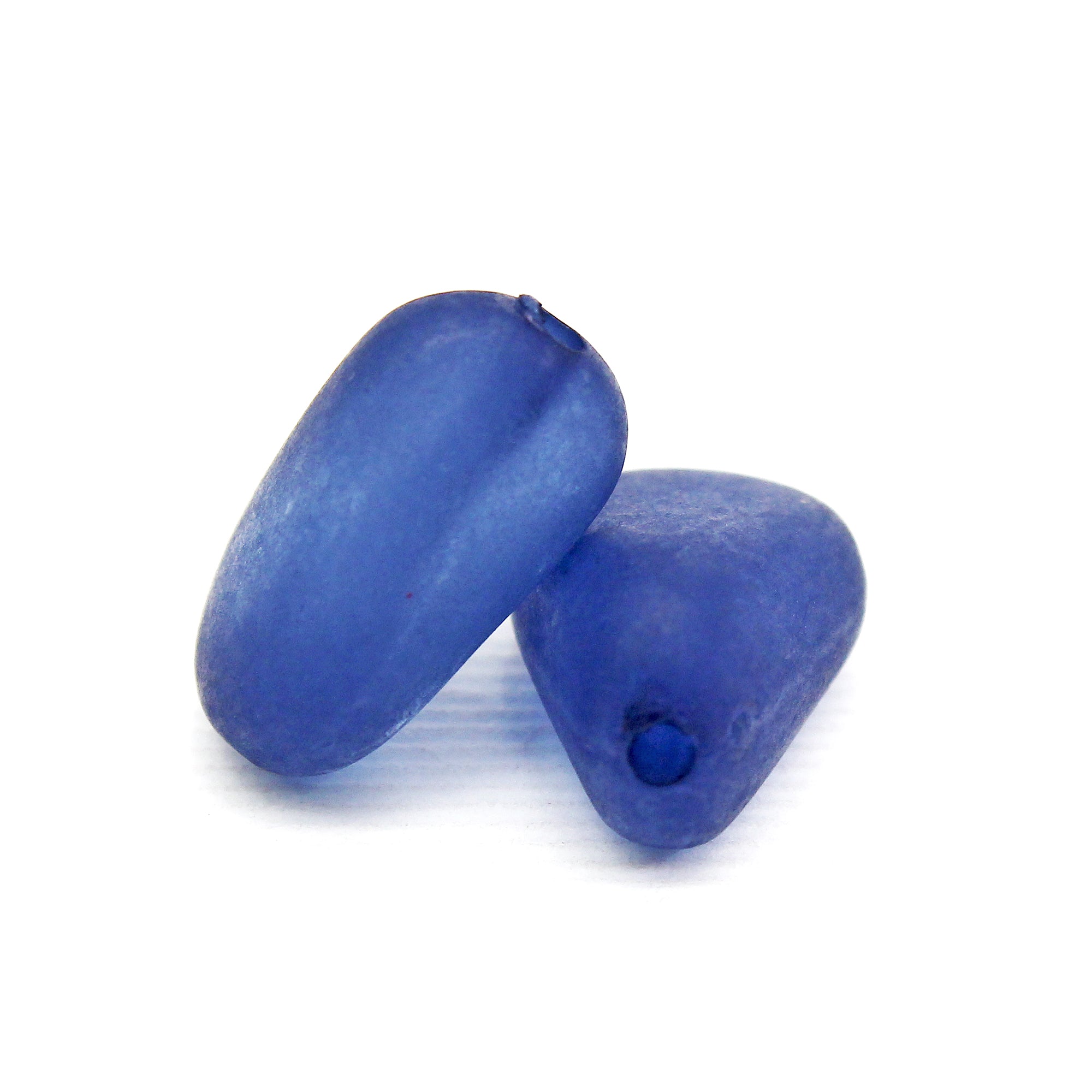 Beads Smoky Blue Teardrop 15Mm X 10Mm 30G Pb Ib