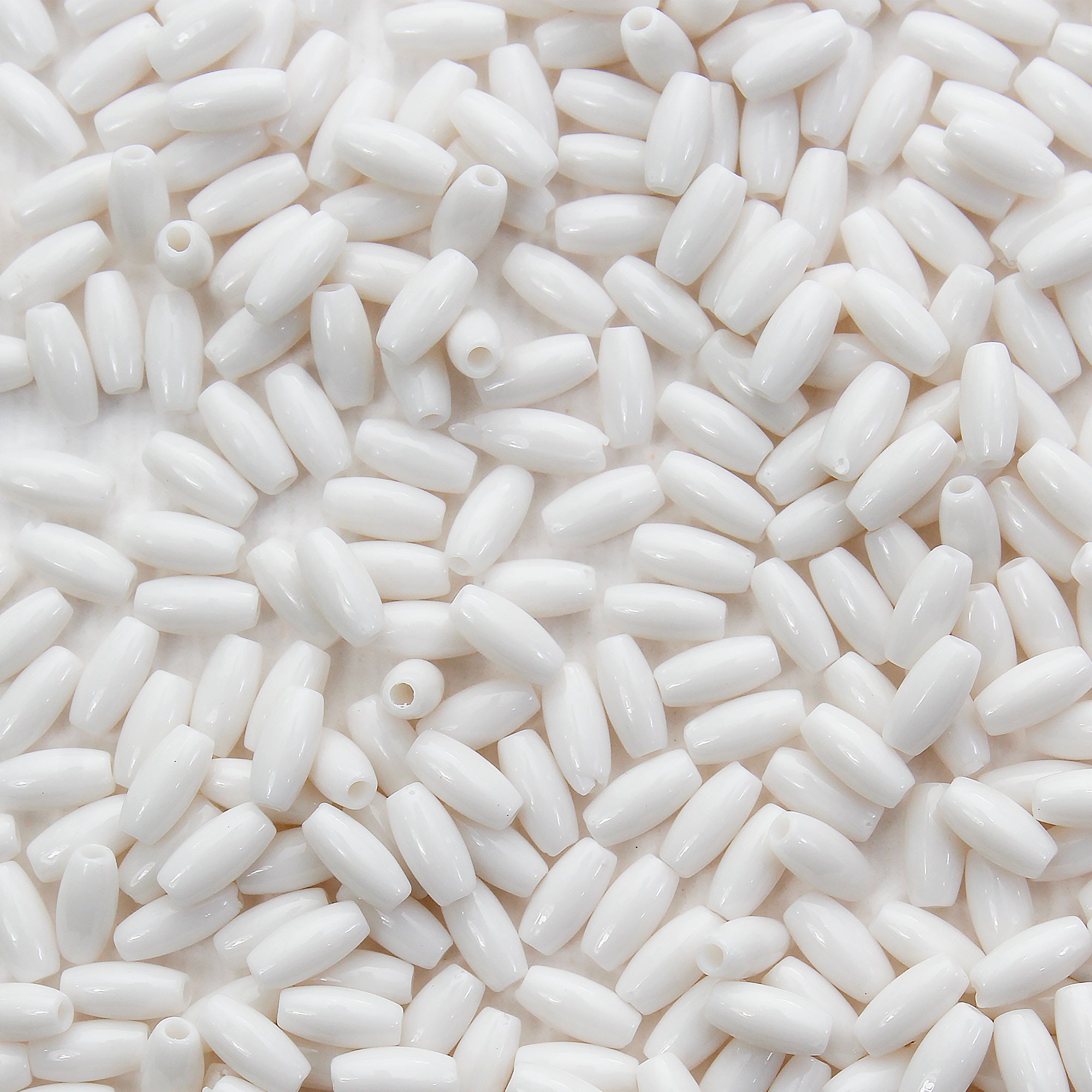 Beads White Rice 5Mm X 2Mm 30G Pb Ib