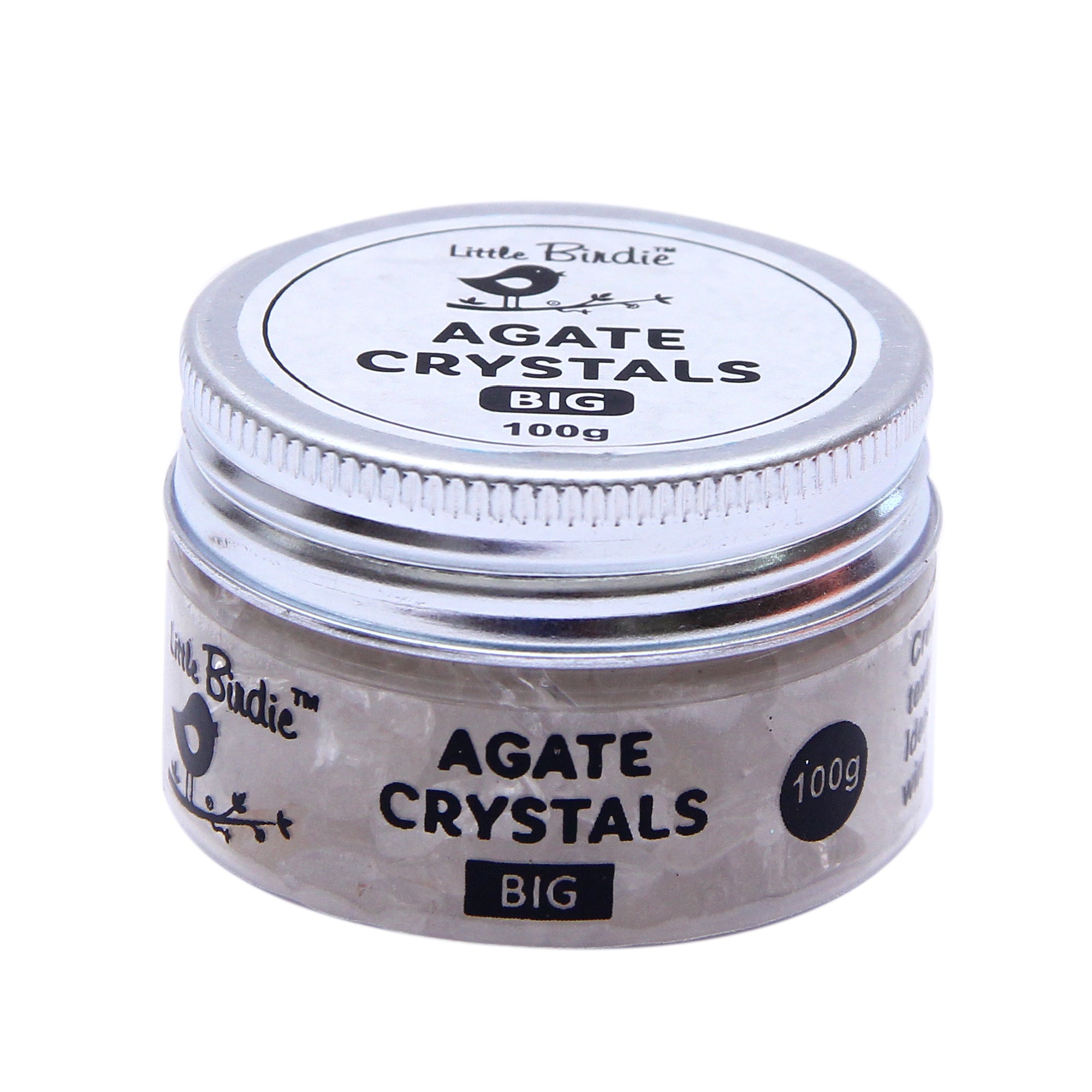 Agate Crystals Big 100Grams Jar