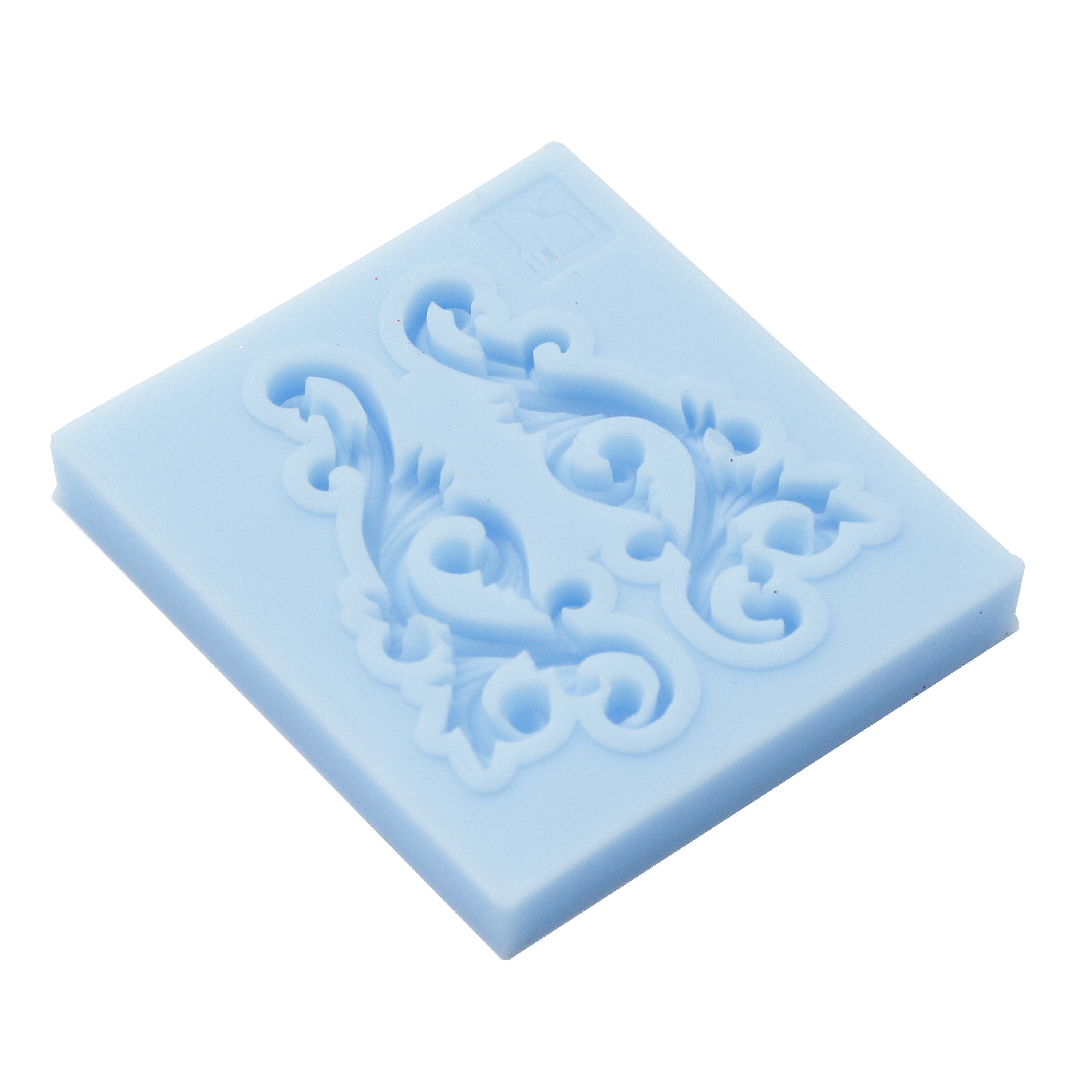 Silicone Mould Swirl Flourish 6cm X 5.3cm 7mm 1pc