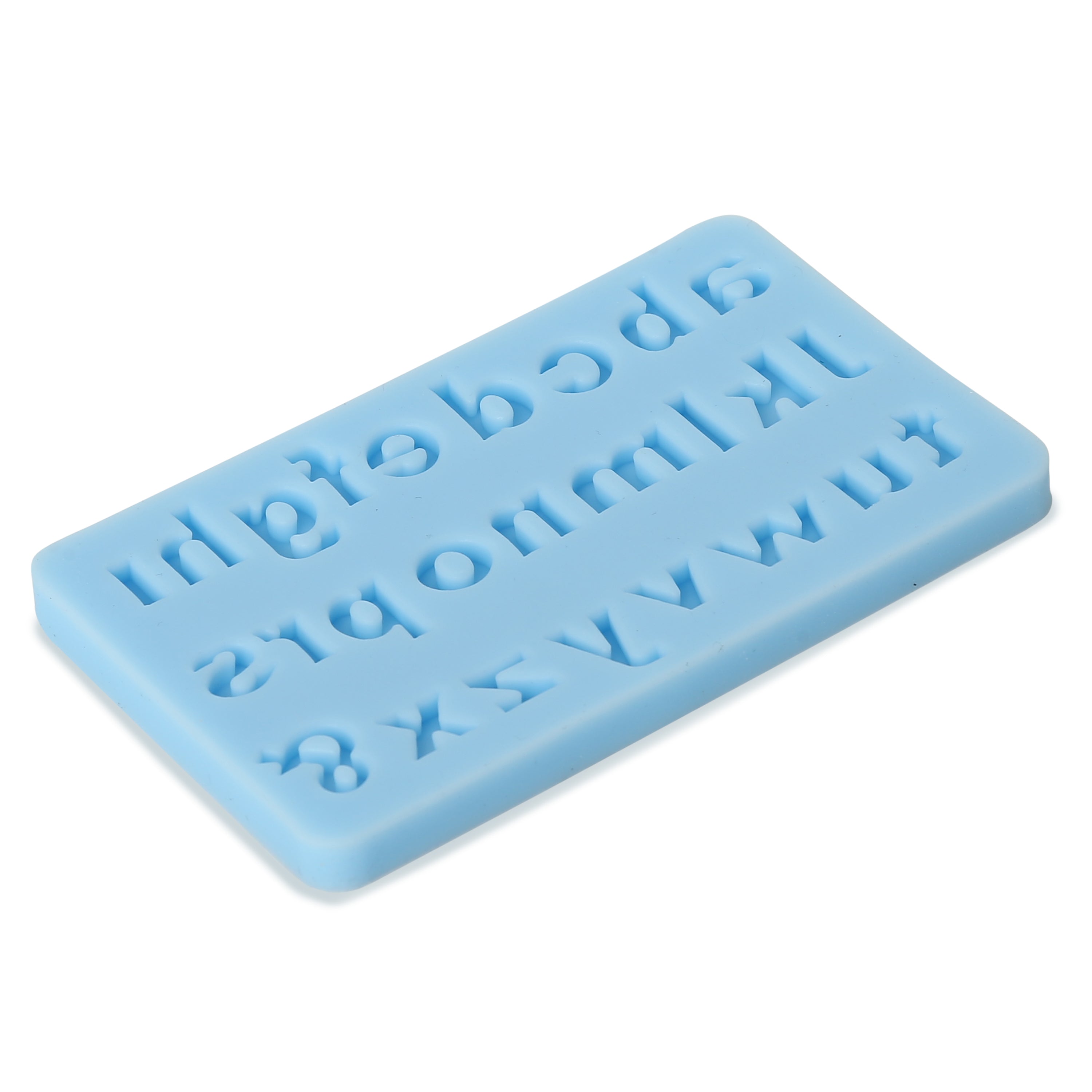Silicon Mould Lowercase Alphabets 10.3cm X 6.3cm 7mm 1pc