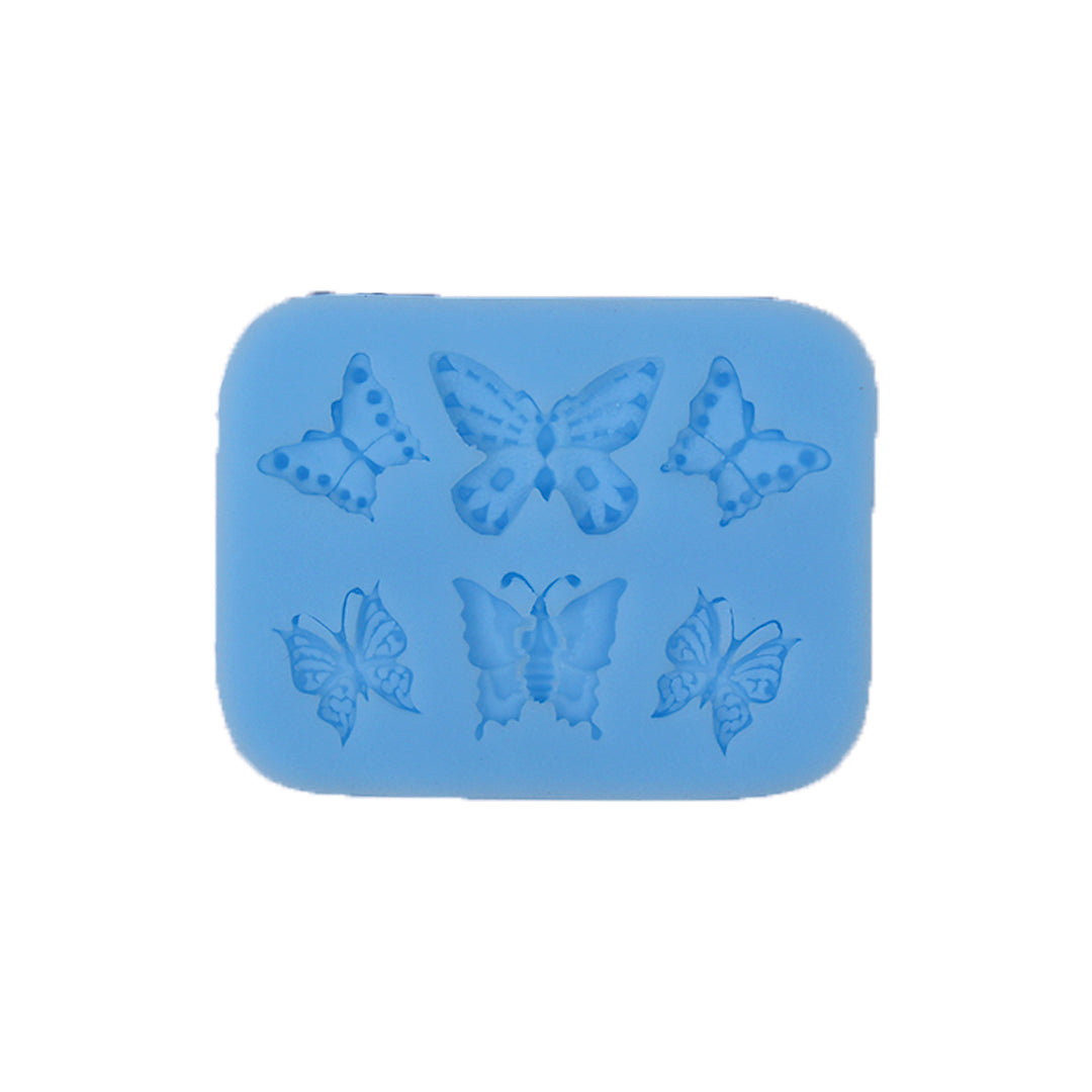 Silicone Mould Butterfly Flutter 7.5cm X 5.7cm 7mm 1pc