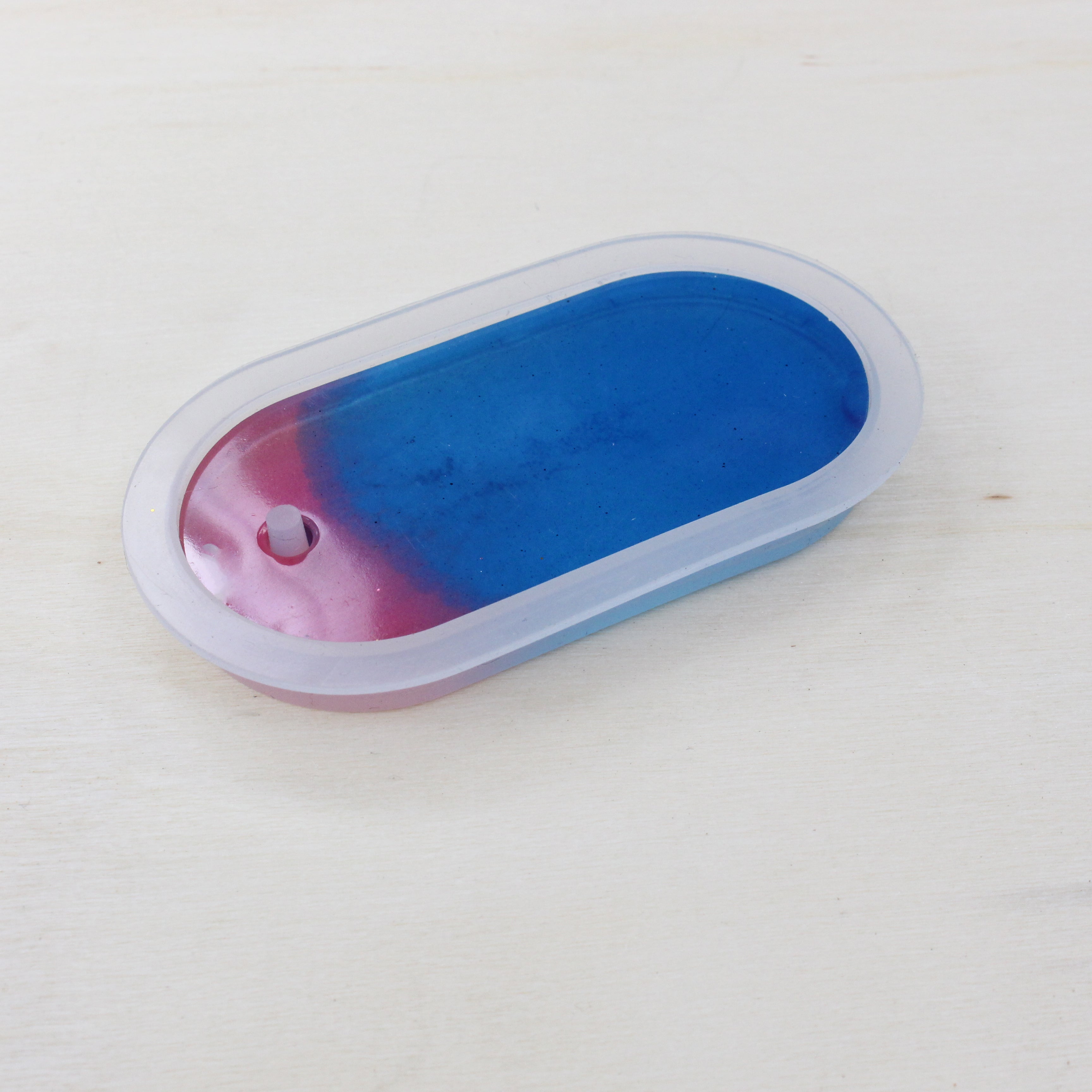 Resin Silicone Mould Oval Tub 8cm X 4cm 1pc