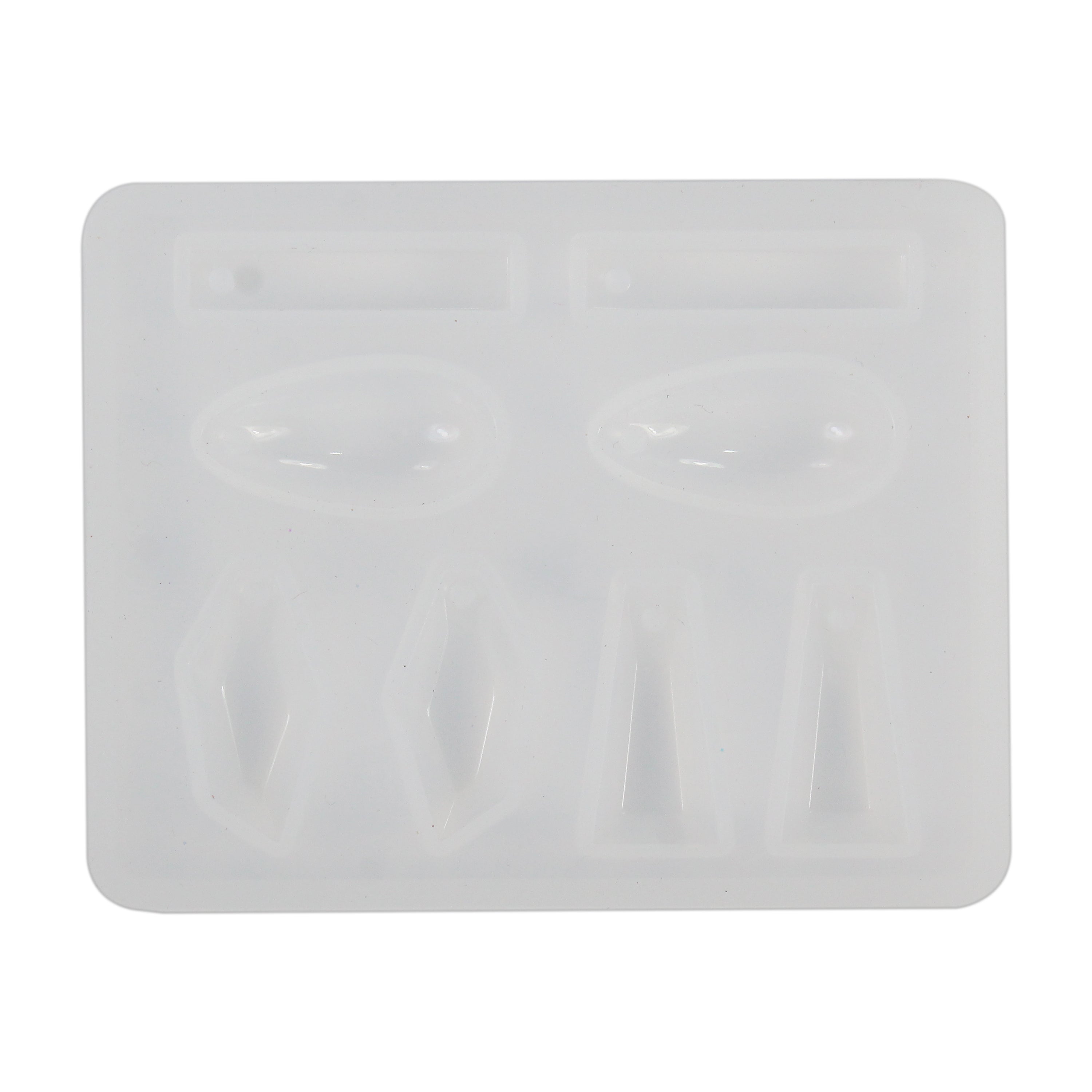 Diffuser Silicone Mould/Earring Pendant Mould 6.8X5.3X0.5Cm 1Pc Ib