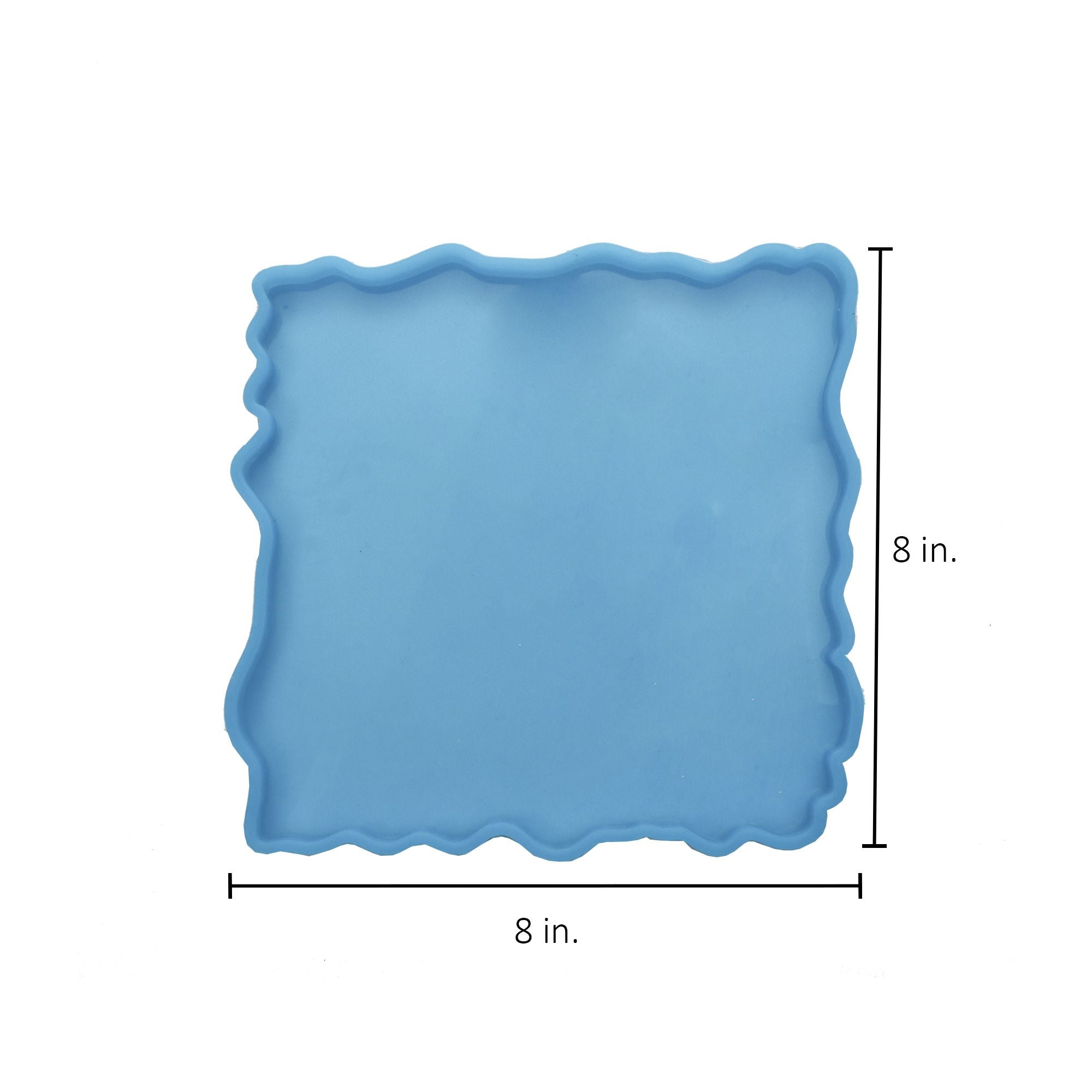 Silicone Mould Whimsy Square L-8 Inch W-8Inch D-10.16Mm 1Pc Ib
