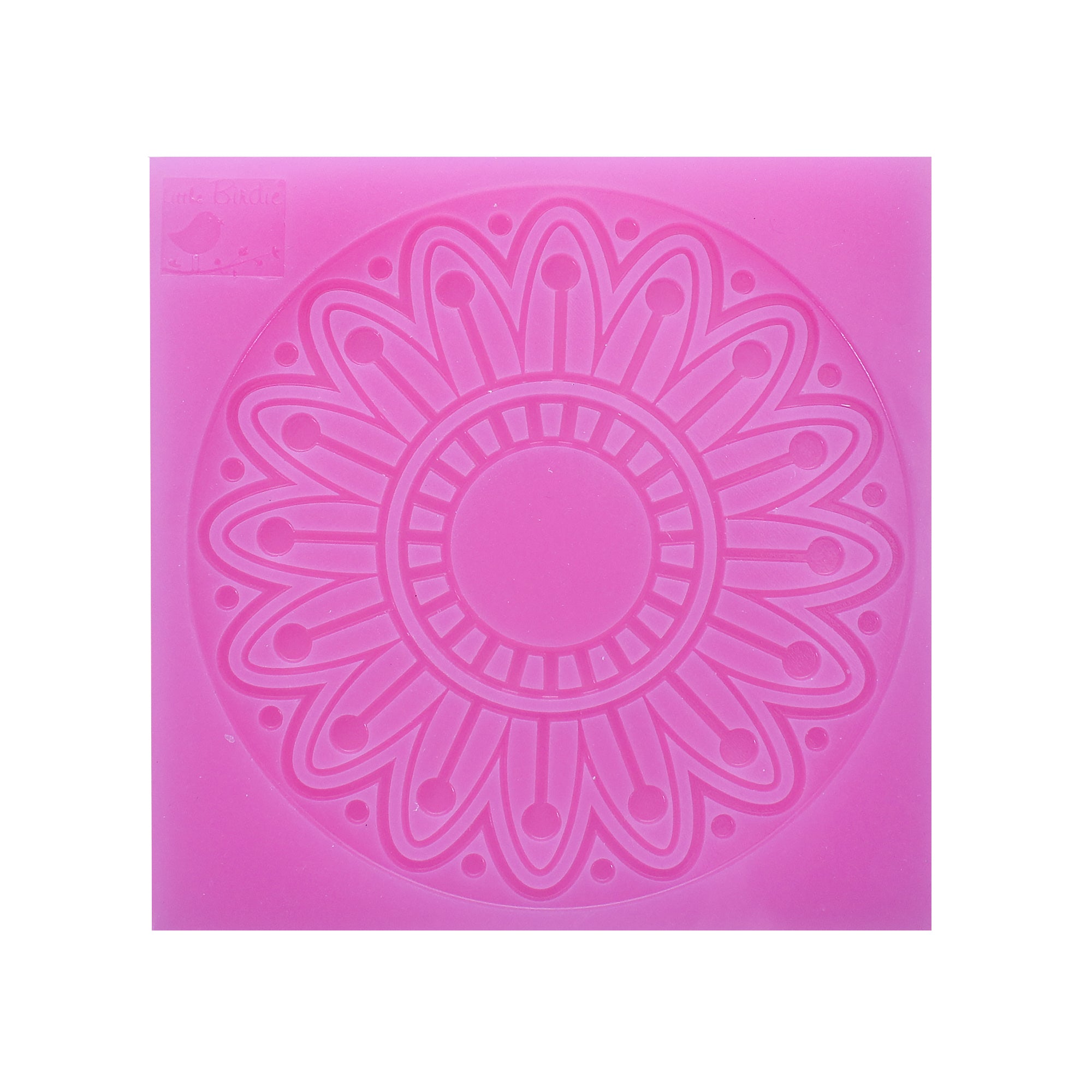 Silicone Mould -Traditional Daisy (Width-6.2inch, Length-6.2inch, Depth-11mm), 1pc