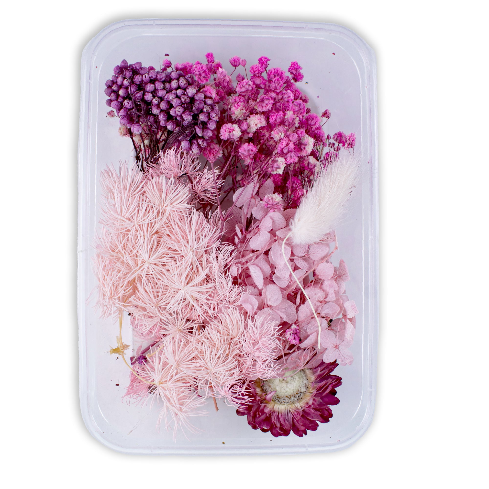 Resin Art Natural Dried Flowers Pink Petals 1 Box Ib