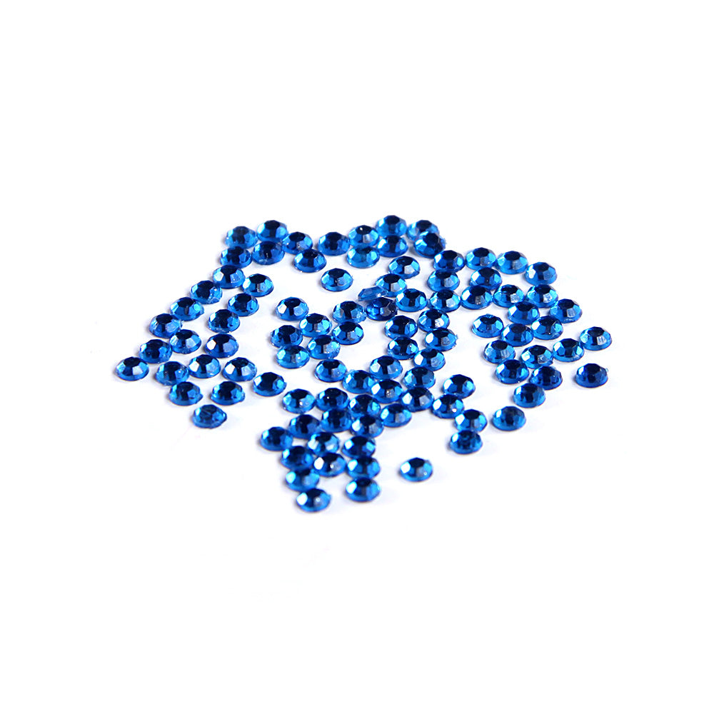 Crystals Without Hole 3Mm Sky Blue #39 100Pcs