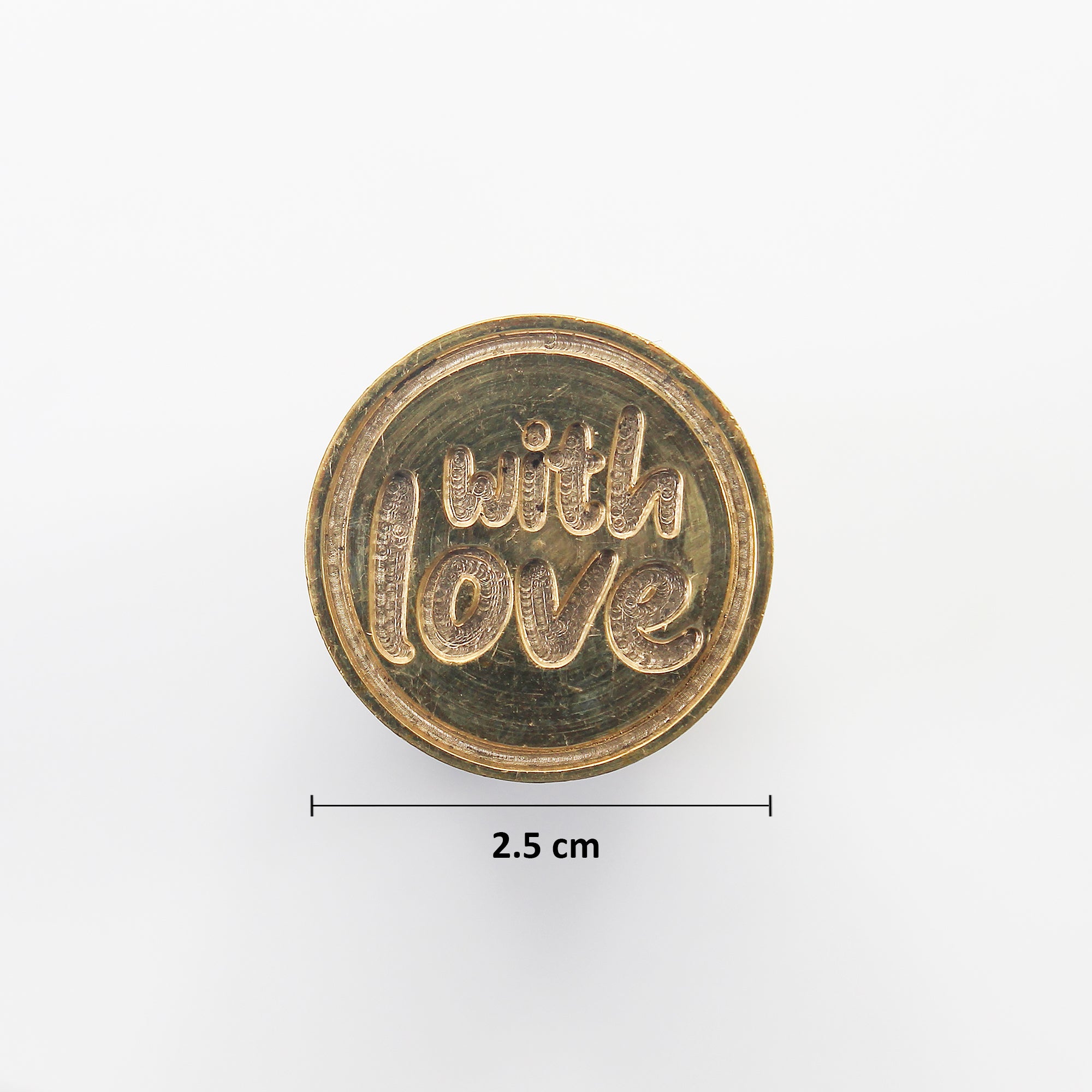 Sealing Wax Stamp 25Mm With Love 1Pc Ib