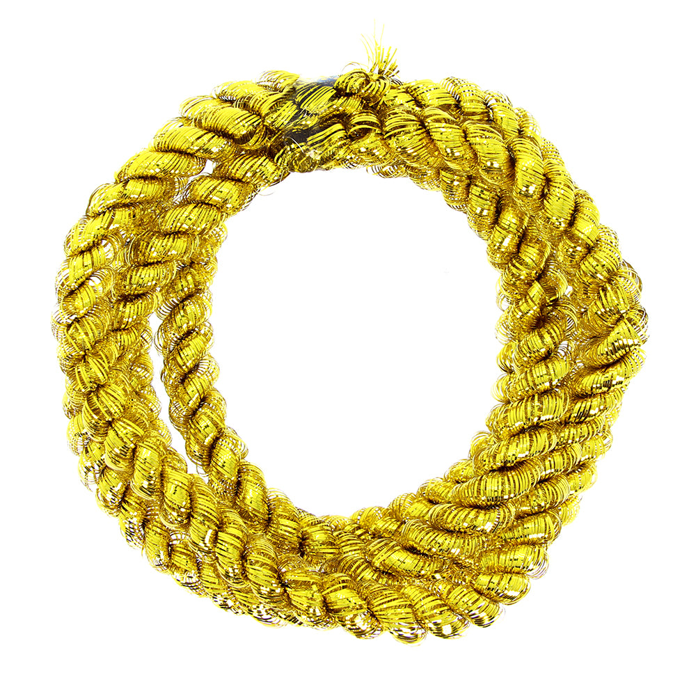 Christmas Decoration Tinsel Rope- Gold – Itsy Bitsy