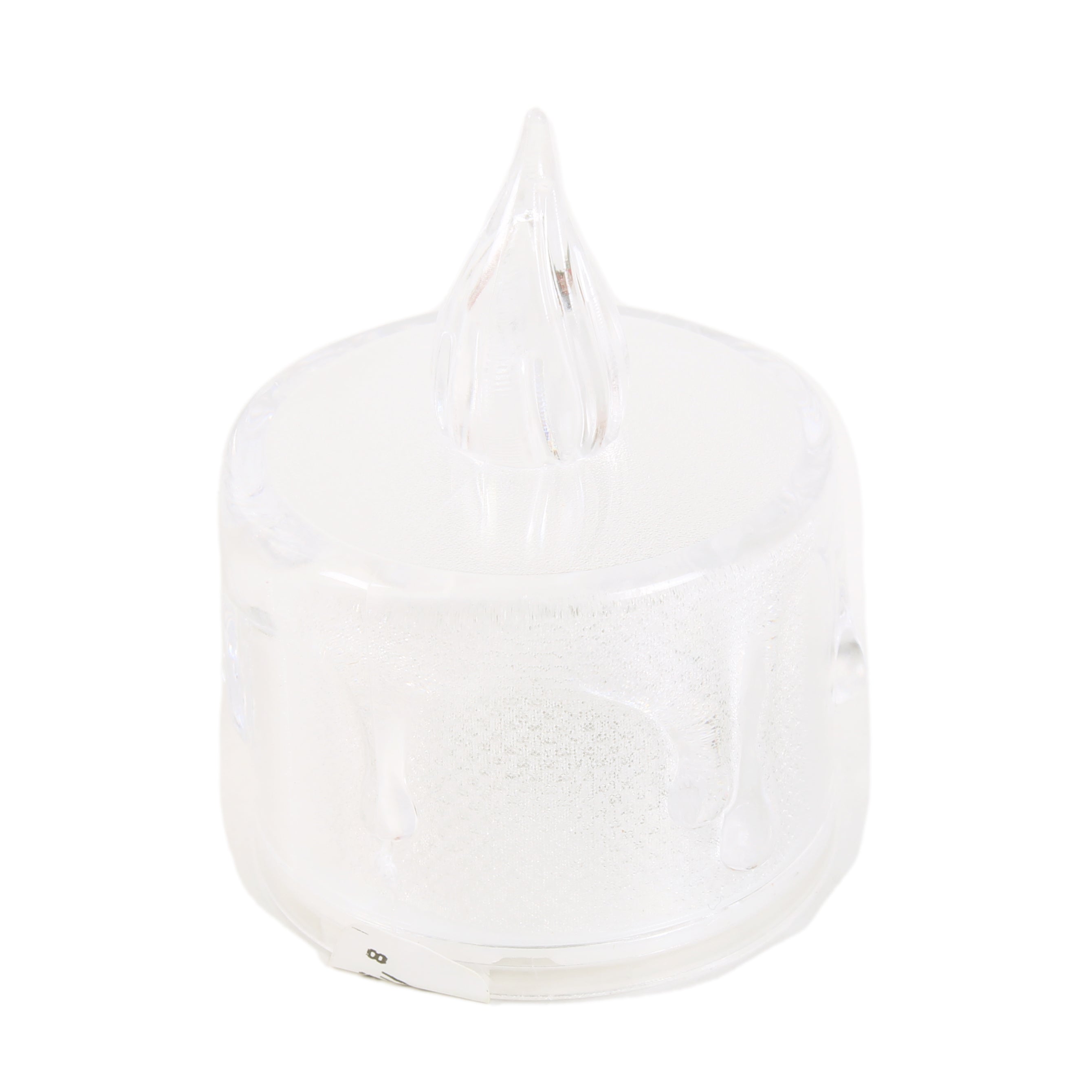 Battery Operated Smokeless Candle With Battery Wram Colour 2inch 1pc Box
