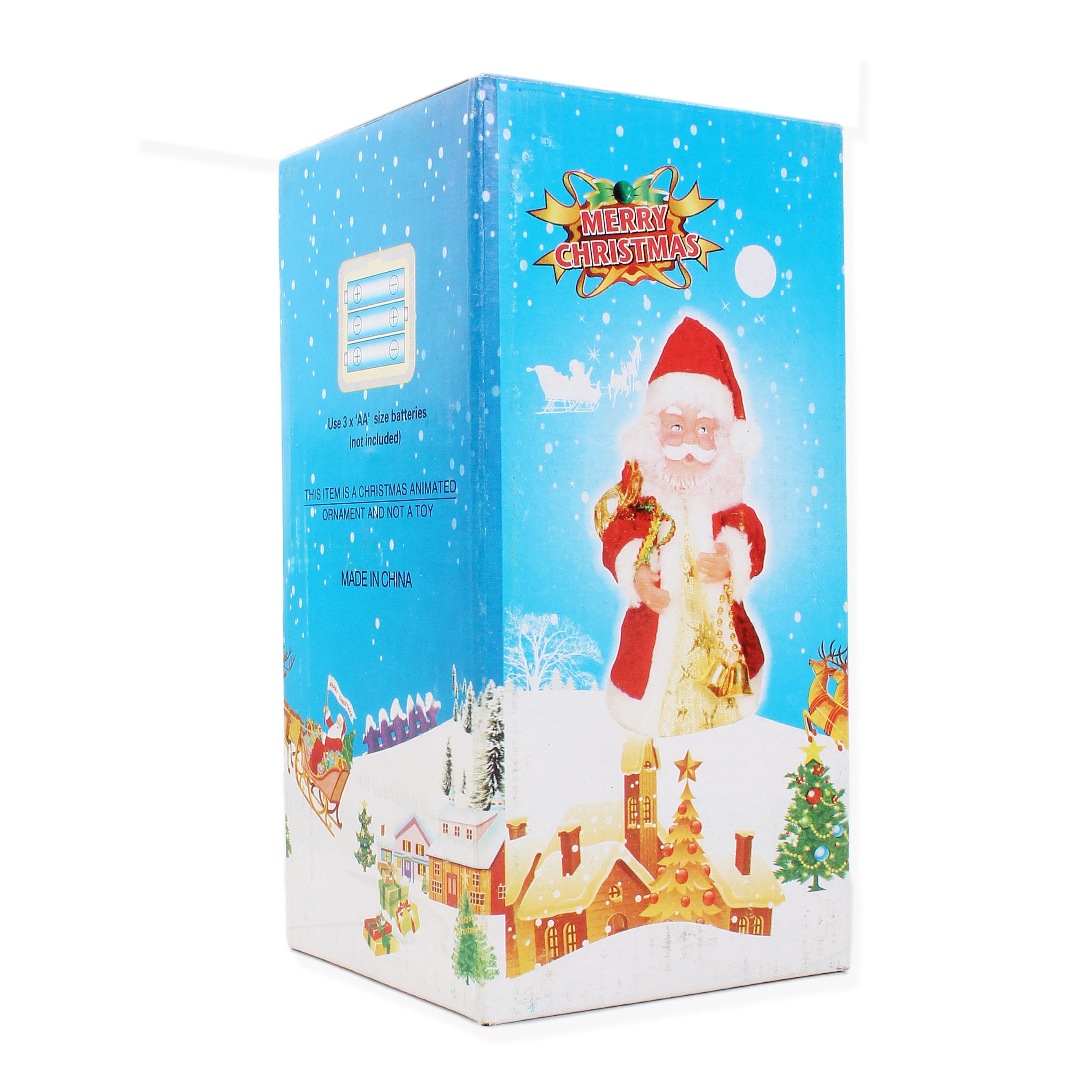 Christmas Toy Musical Rotating Santa 7inch 1pc Box IB