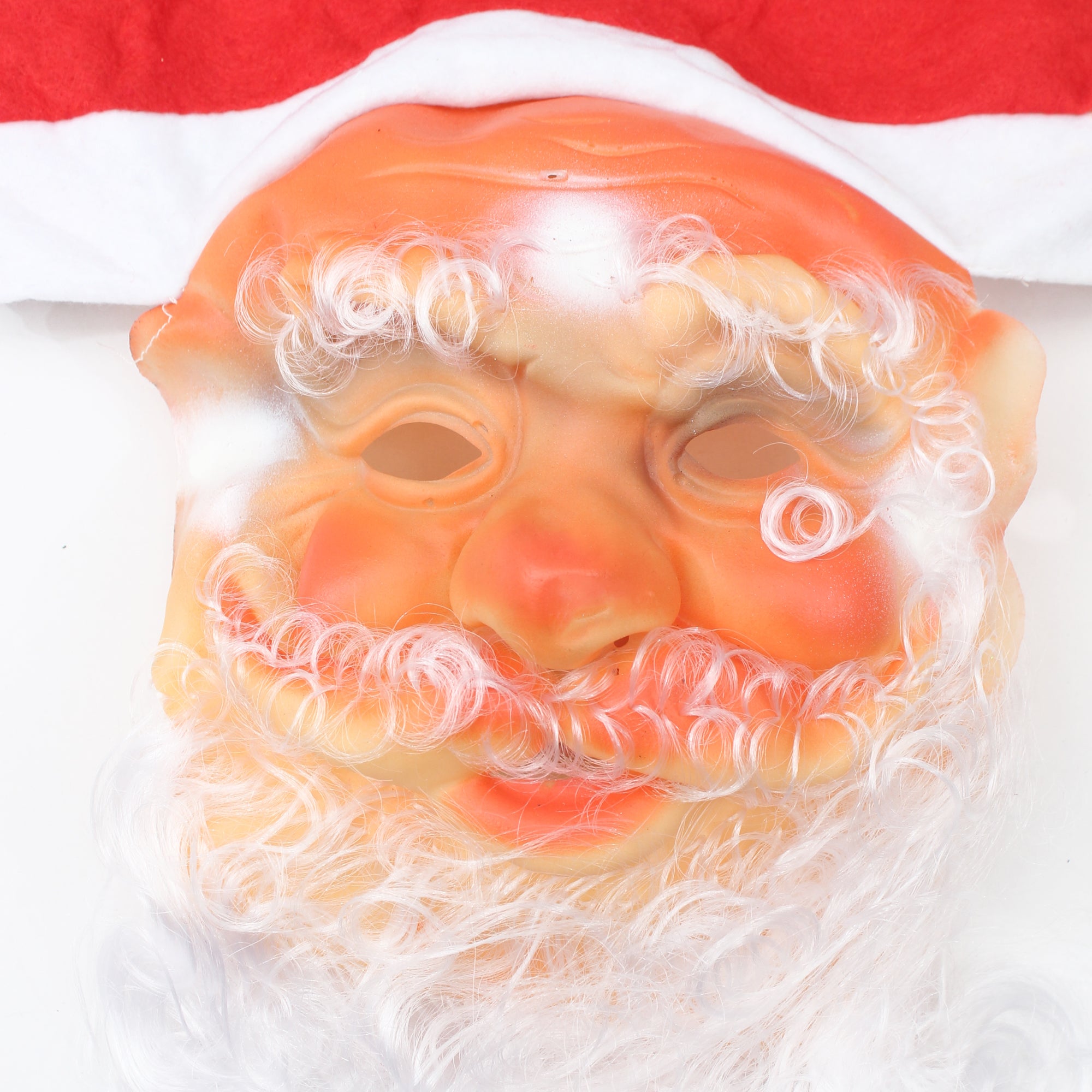 X-Mas Cap W/ Santa Mask Asst Col 300Mm X 200Mm X 2Mm 1Pc