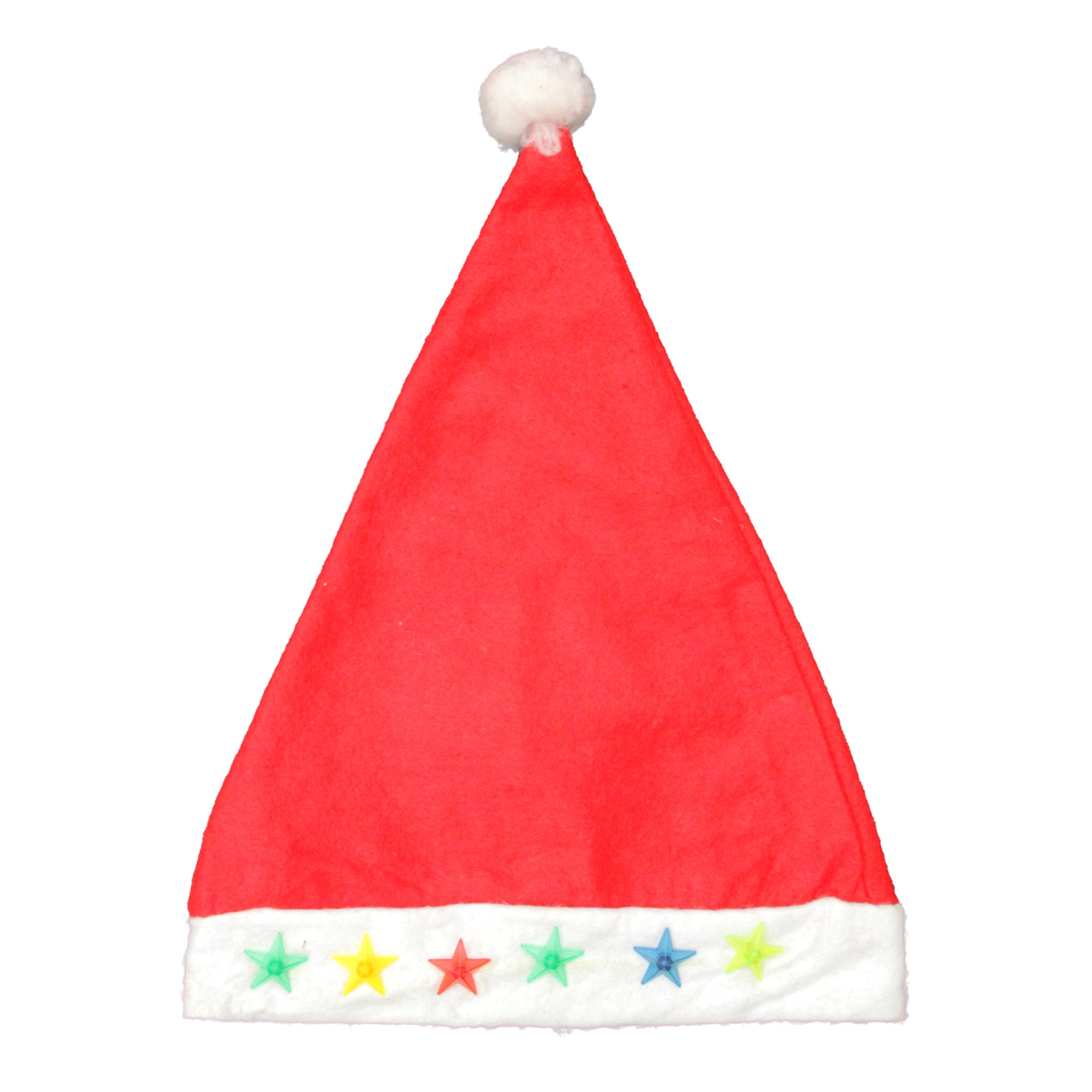 X-Mas Cap with Stars - Red 390Mm X 160Mm X 2Mm 1Pc