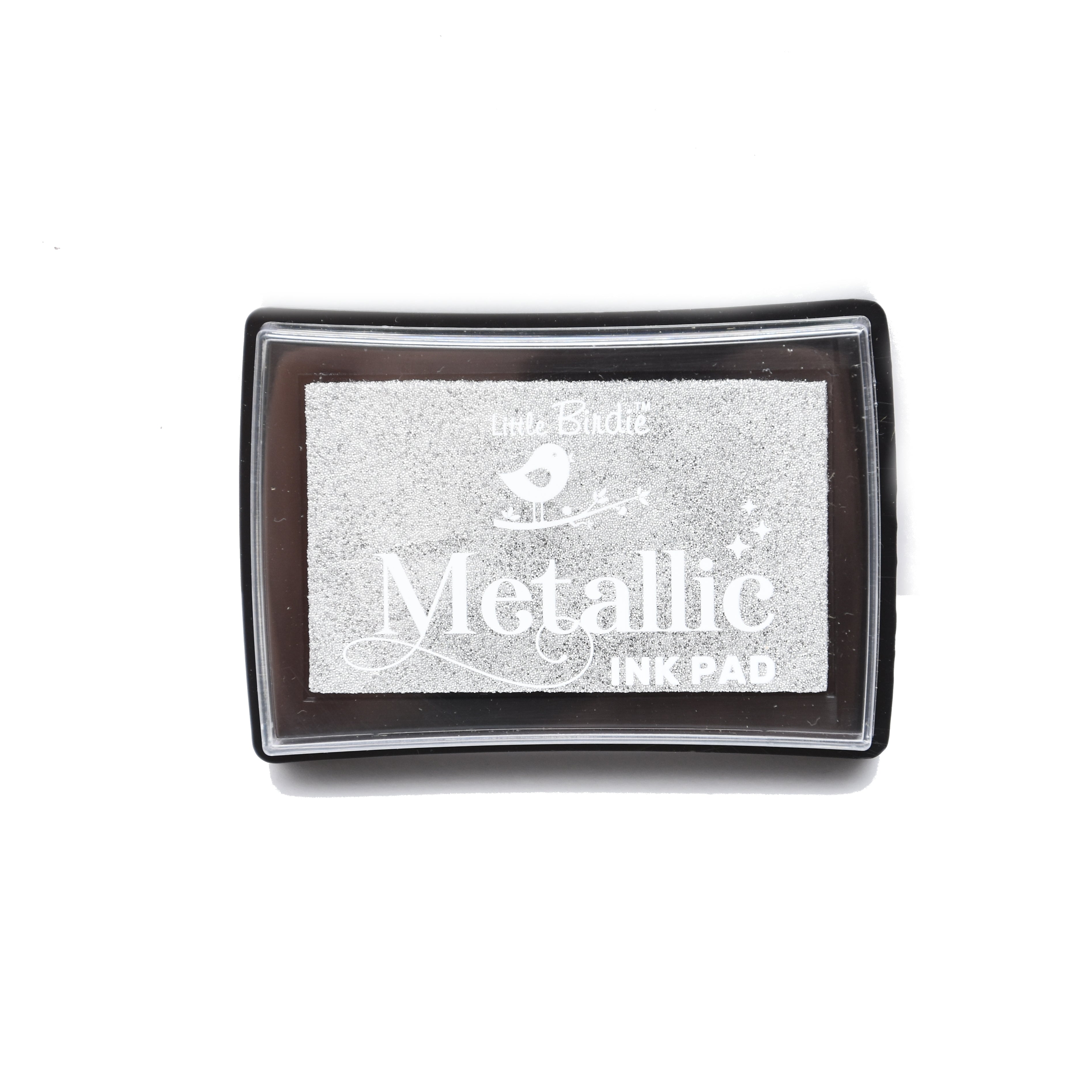 Metallic Ink Pad Silver Dust 1Pc Lb