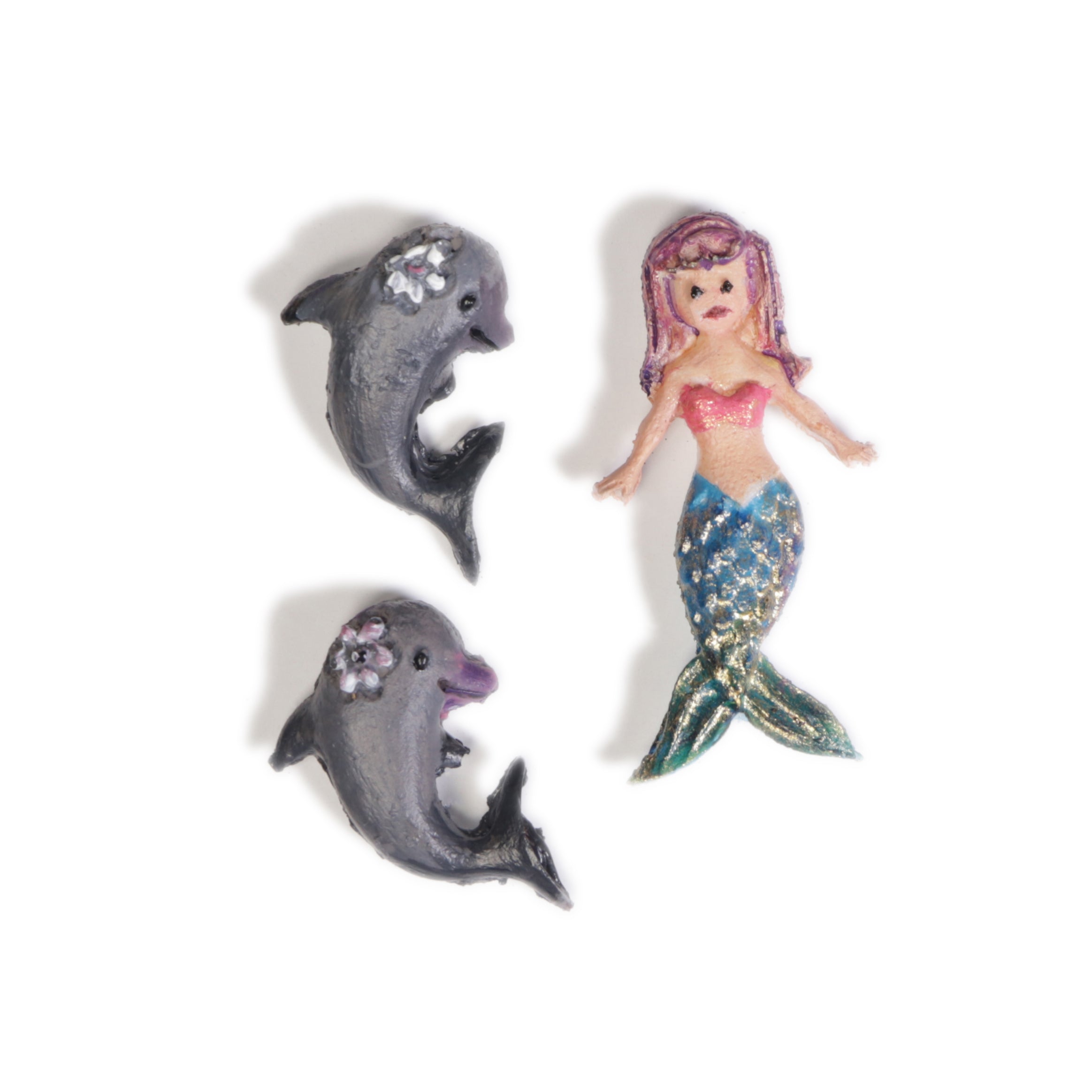 Resin Stickers Mermaid Magic 10pc