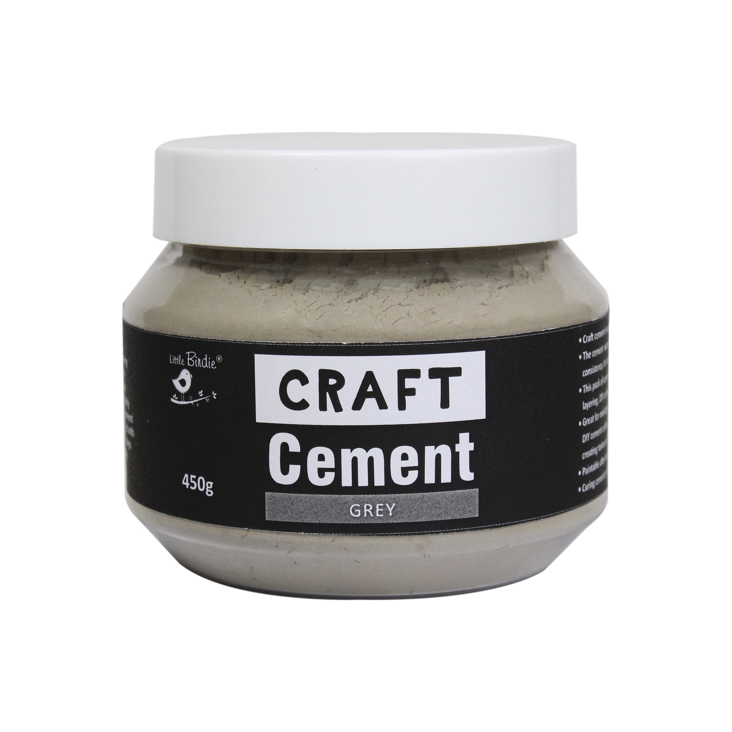 Little Birdie Craft Cement Grey - 450gm