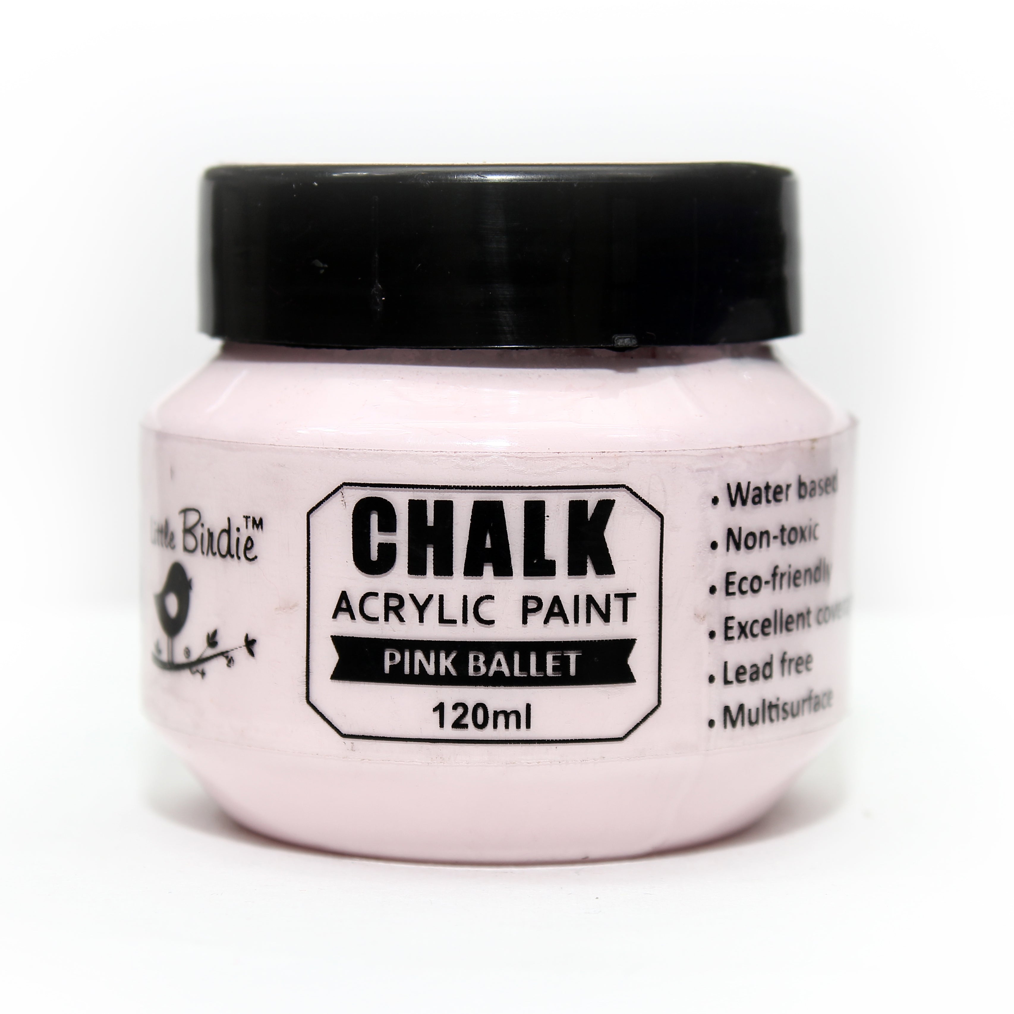 Home Decor Chalk Paint Pink Ballet 120ml Bottle