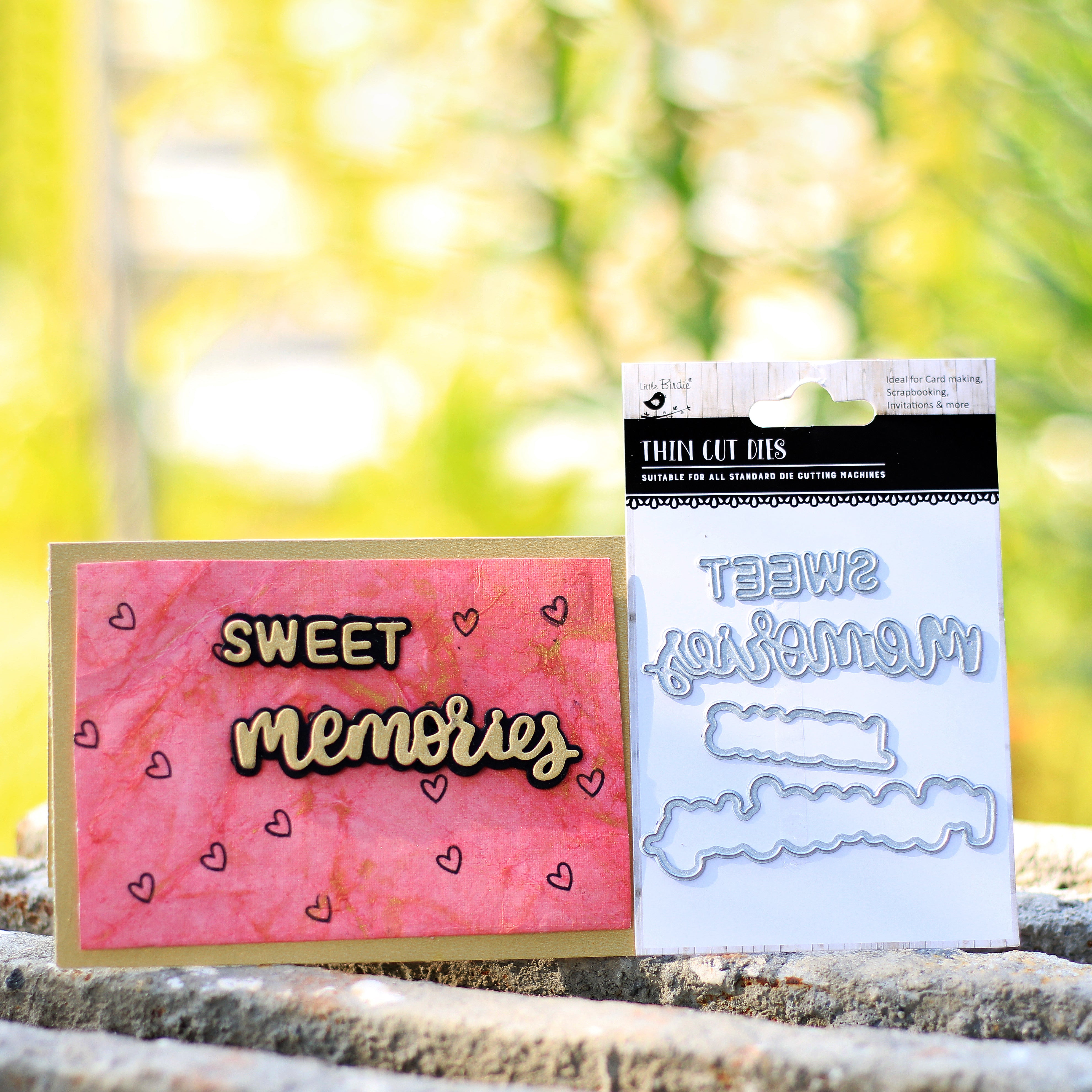 Thin Cut Dies Sweet Memories Sweet- 4pc