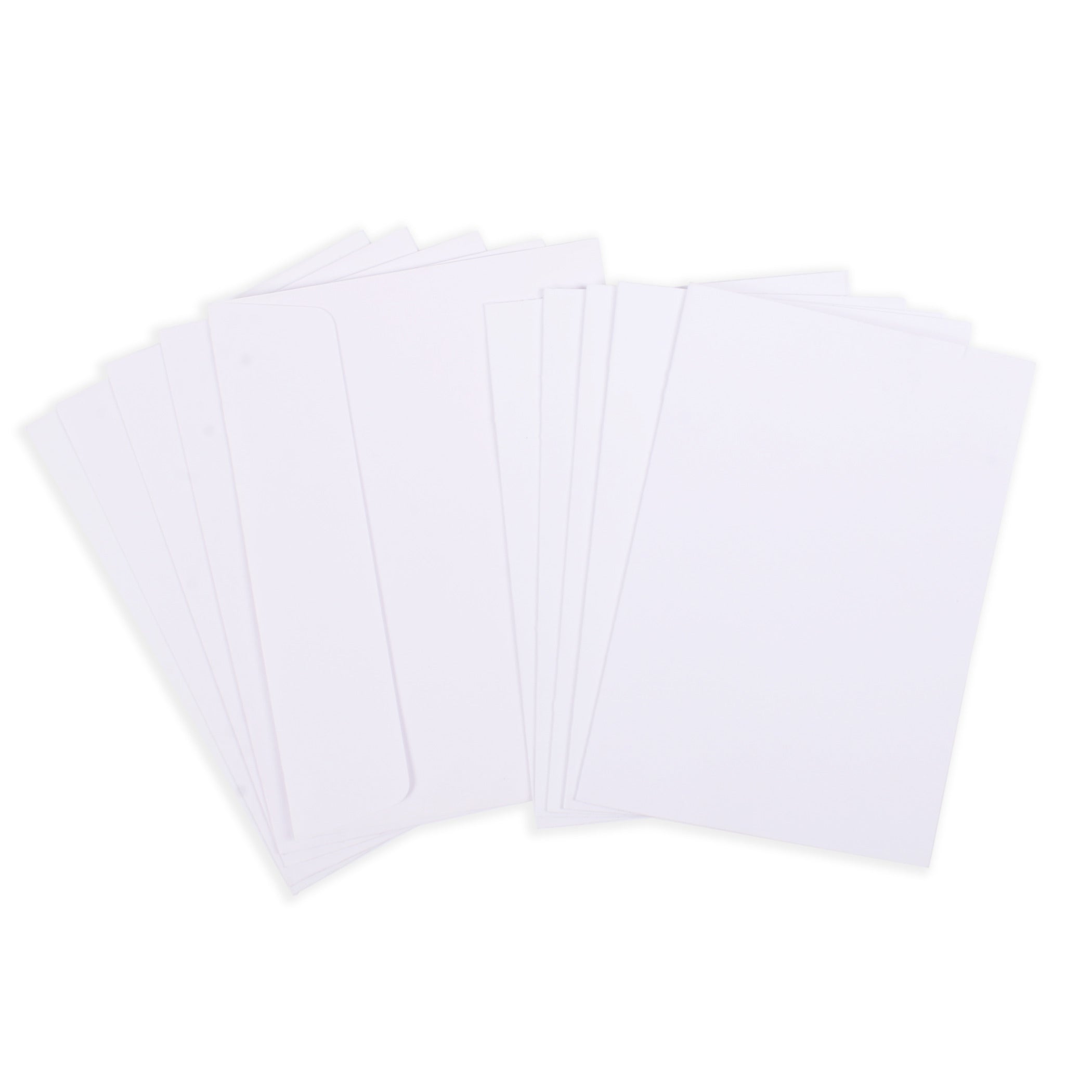 5 Cards & 5 Envelopes 4.21 X 5.90 Inches Ivory 10Pcs