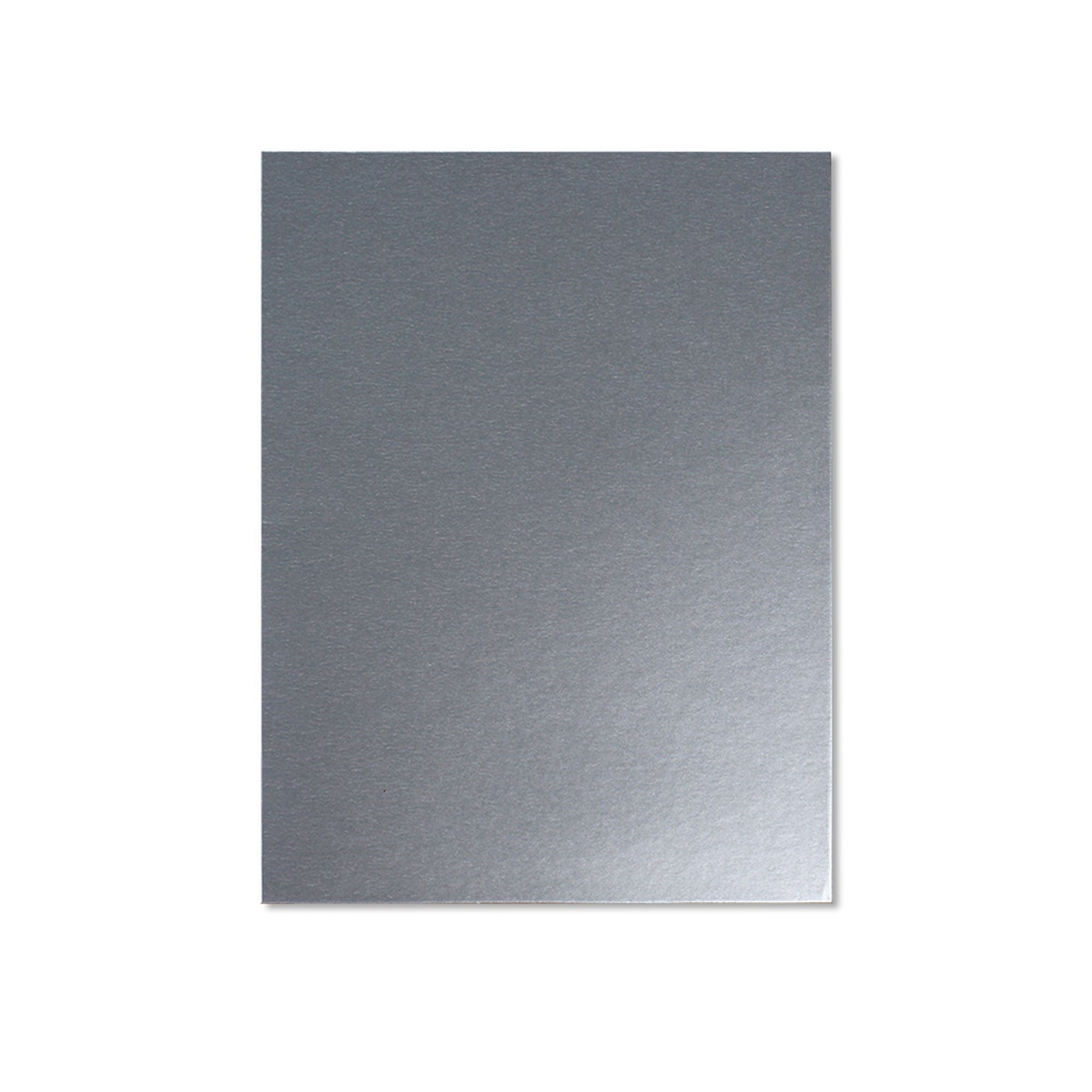 Premium Card & Envelope Metallic Millennium Silver 4Inch X6Inch  1Pc Lb