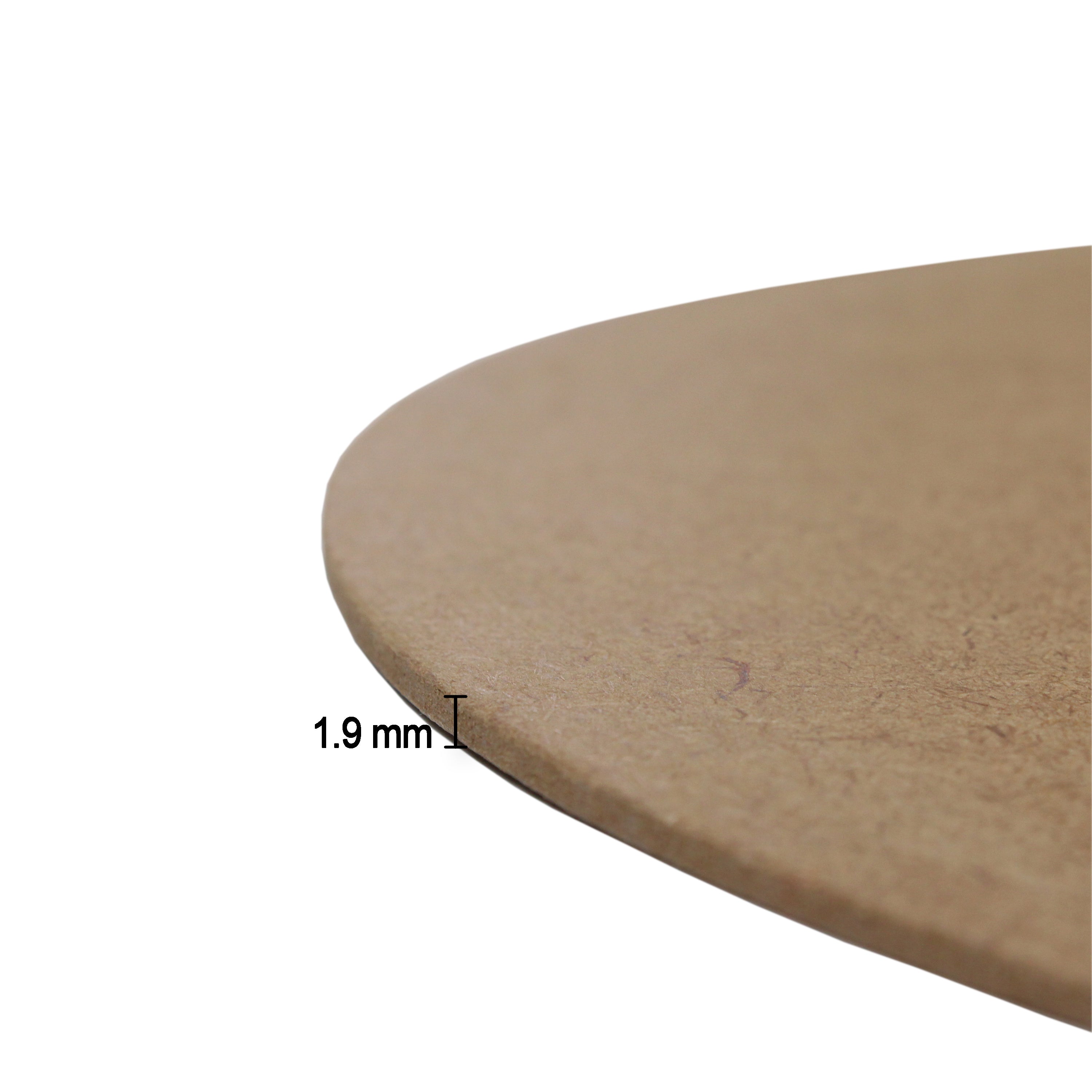 Mdf Clock Face 10Inch Dia 1.9Mm Thick 1Pc Lb