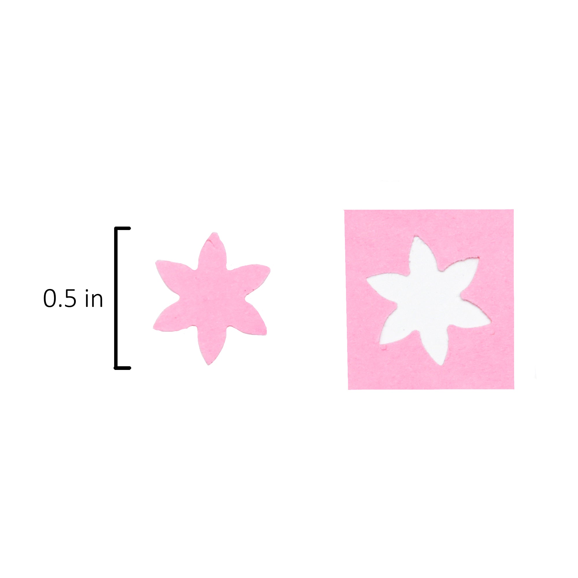 Craft Punch Cutting Size 1.5Cm Star Flower 1Pc Lb