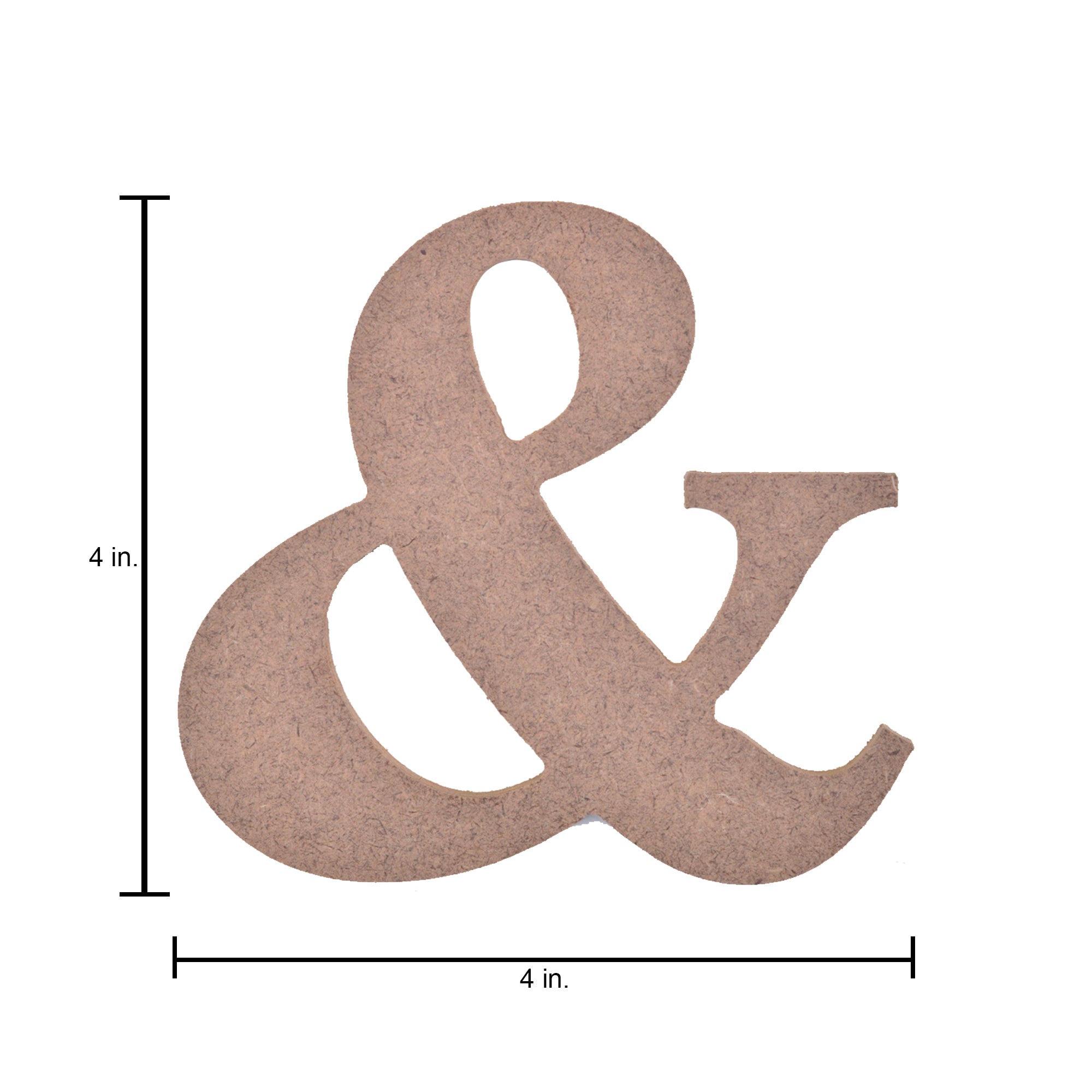 Mdf Symbol And 4 X 4Inch 5.5Mm Thick 1Pc Lb