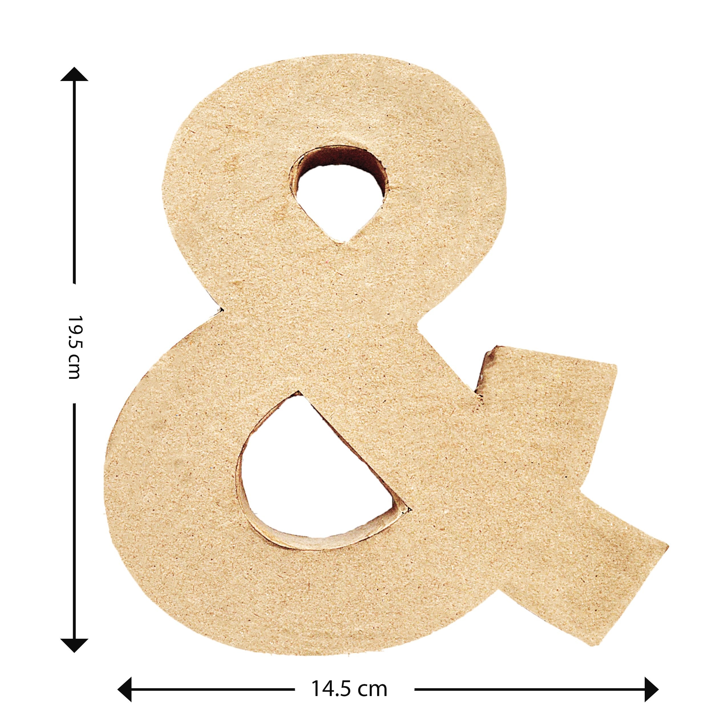 Paper Mache Symbol And Approx 5.8 X 7.7 X 1.14Inch 1Pc Lb
