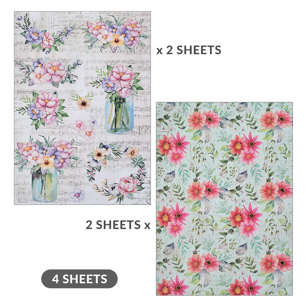 Floral paper best sale