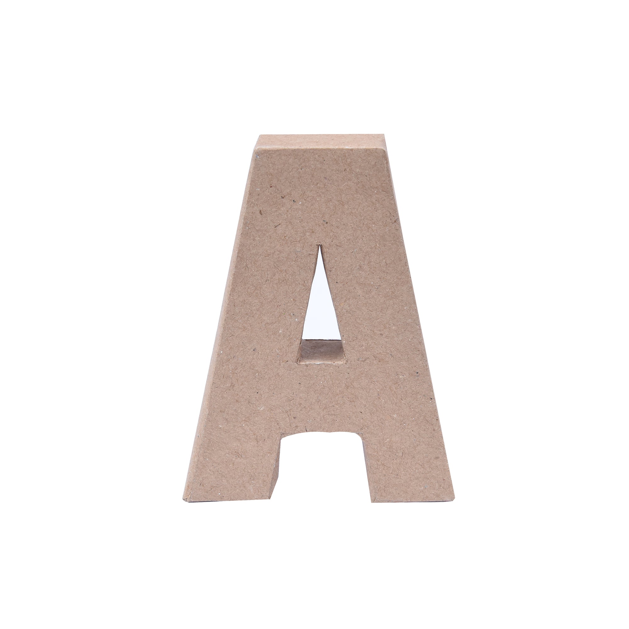 Paper Mache Alphabet A Approx 3 X 4 X 0.78Inch 1Pc Lb