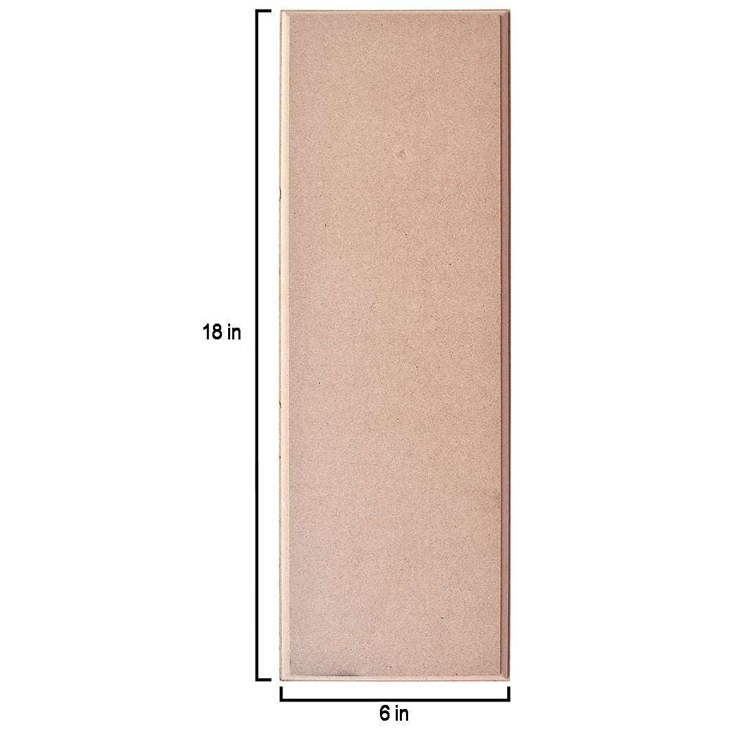 Mdf Designer Blank Rectangle 6 X 18Inch 12Mm Thick 1Pc Lb