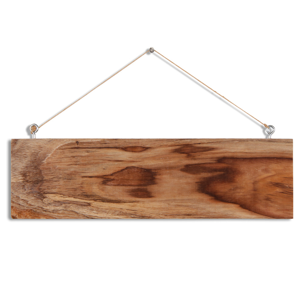 Teak Wood Rustic Hanging Panel 14 inch 1PC