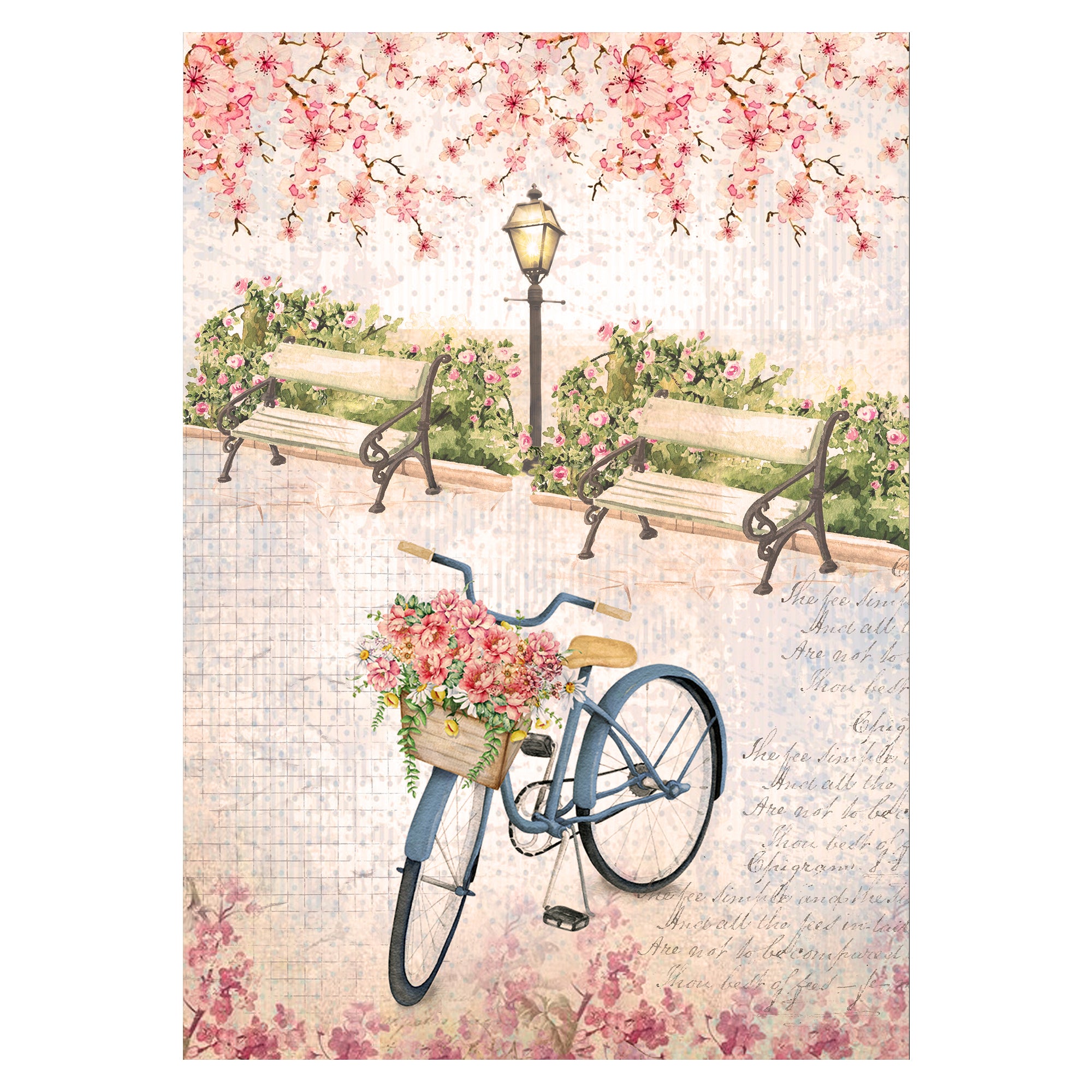 Decoupage Paper On The Move A4 70Gsm 2 Designs 4Sheets