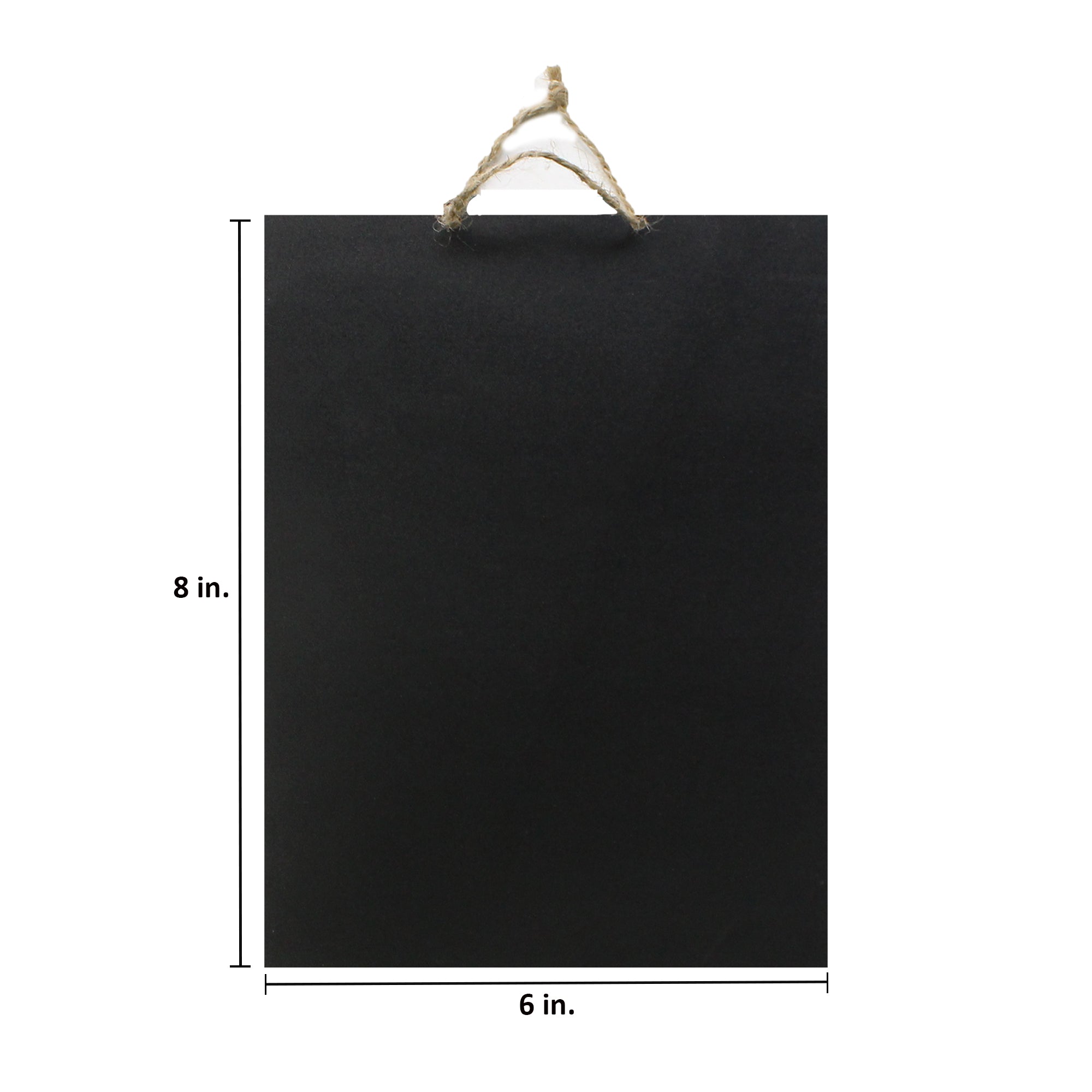 Creative Chalk Hanging Board 1.9mm Thickness Width 6 X Height 8inch Portrait Rectangular 1pc