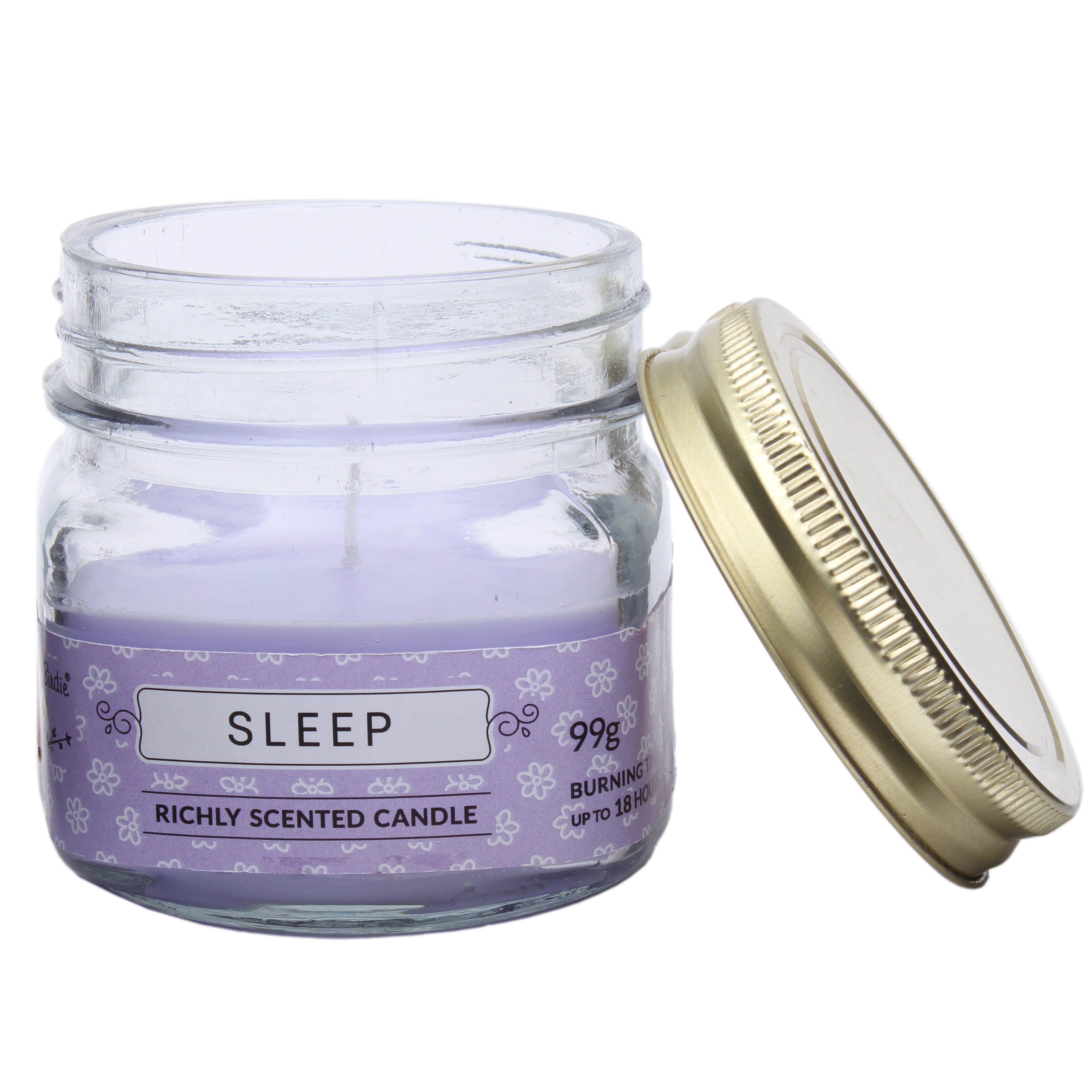 Aromatherapy Scented Jar Candle Sleep (15 To 18 Hr Burning Time) 99Grm 1Pc Lb